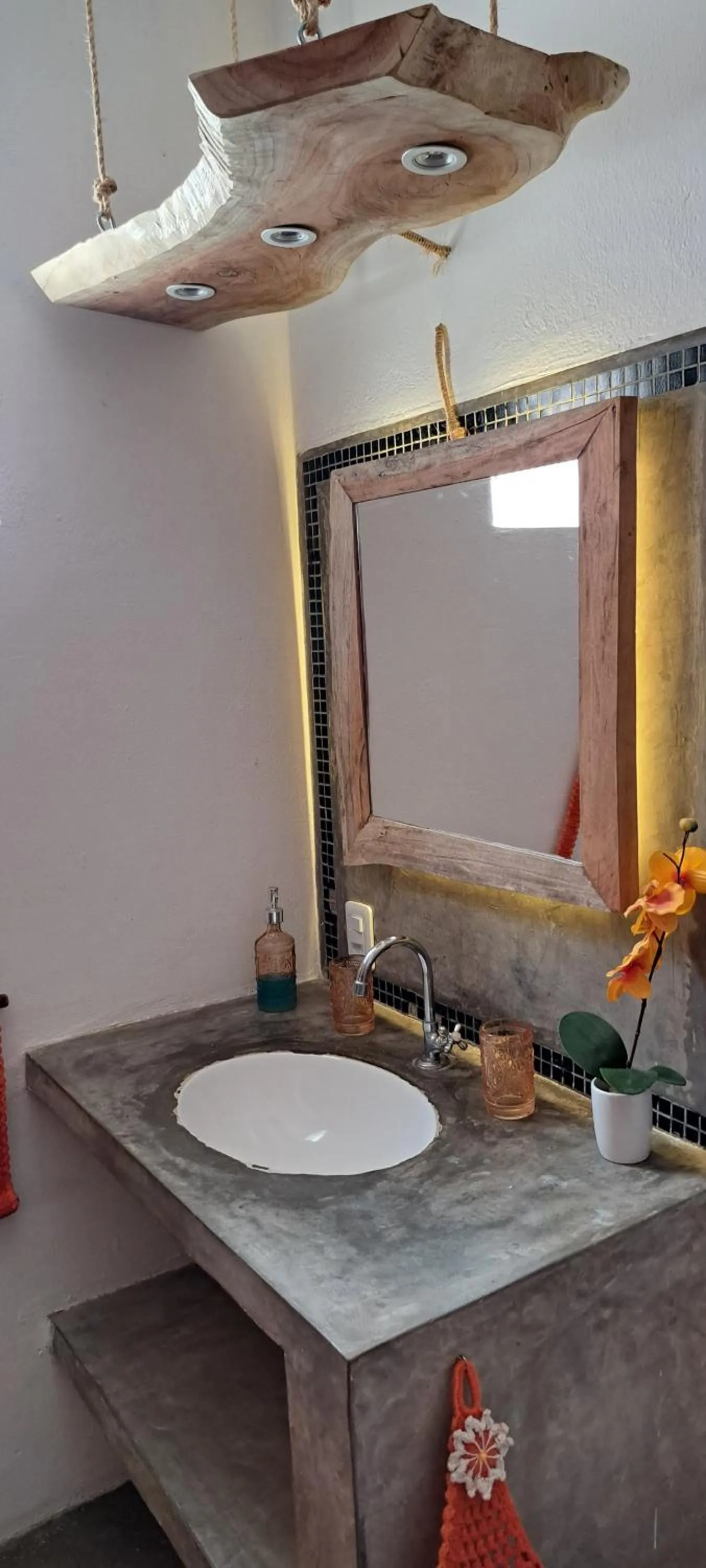 Shower in Pousada Lotus