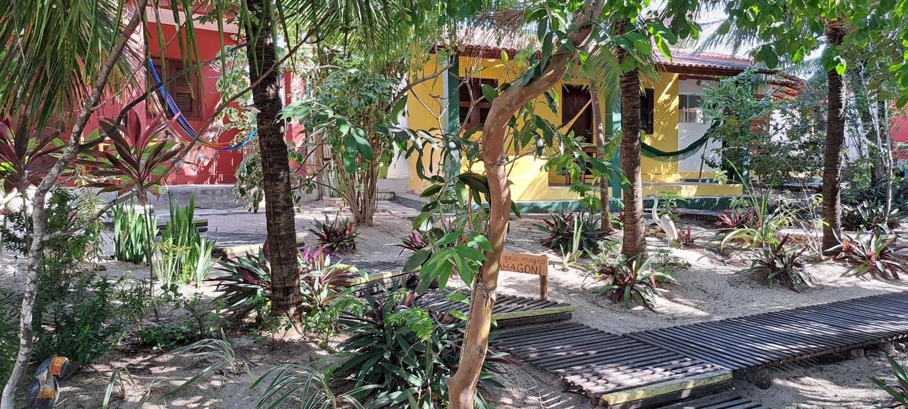 Garden in Pousada Lotus