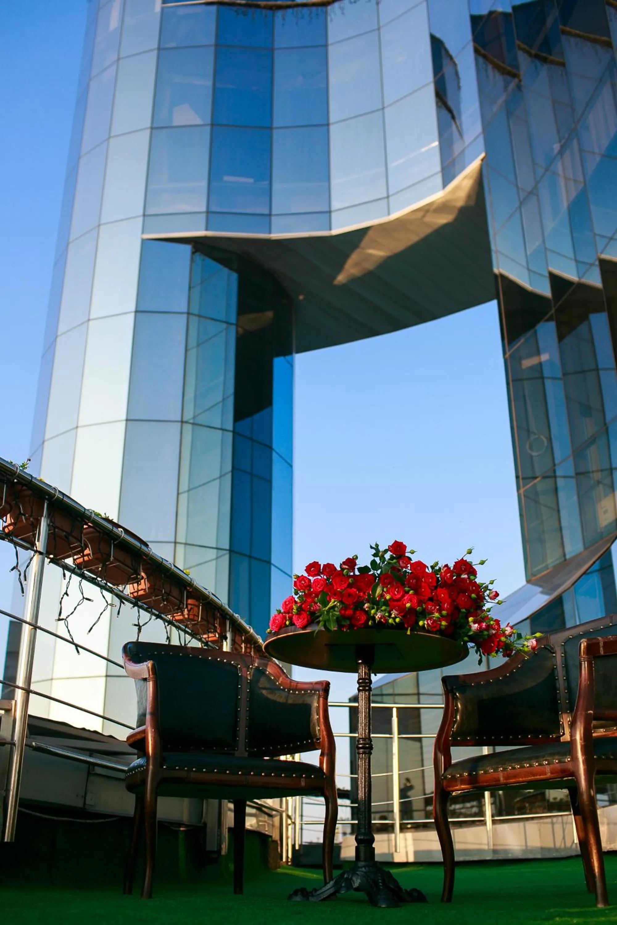 Balcony/Terrace in Boutique Spa Casino Hotel Lybid Plaza