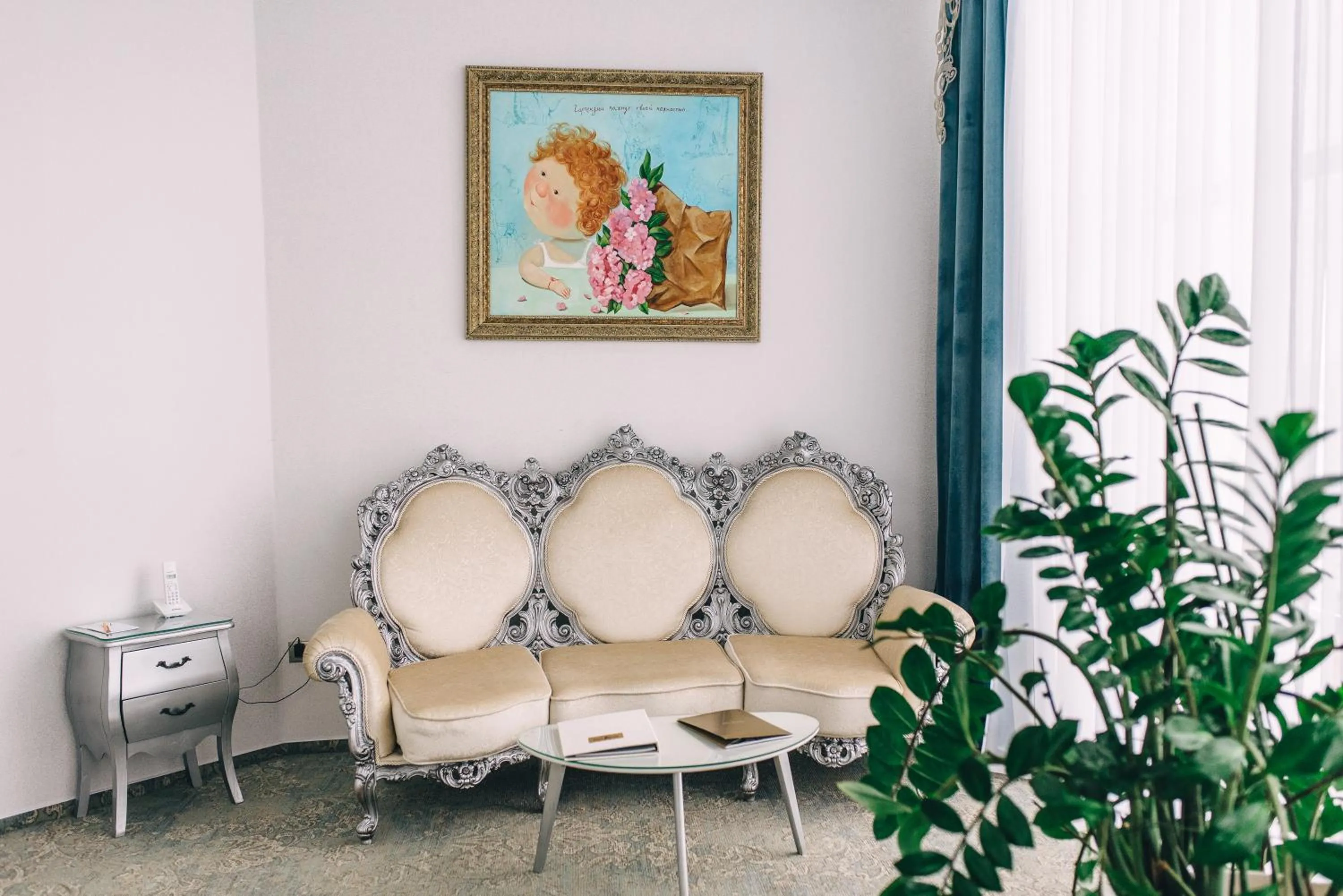 Seating area in Boutique Spa Casino Hotel Lybid Plaza