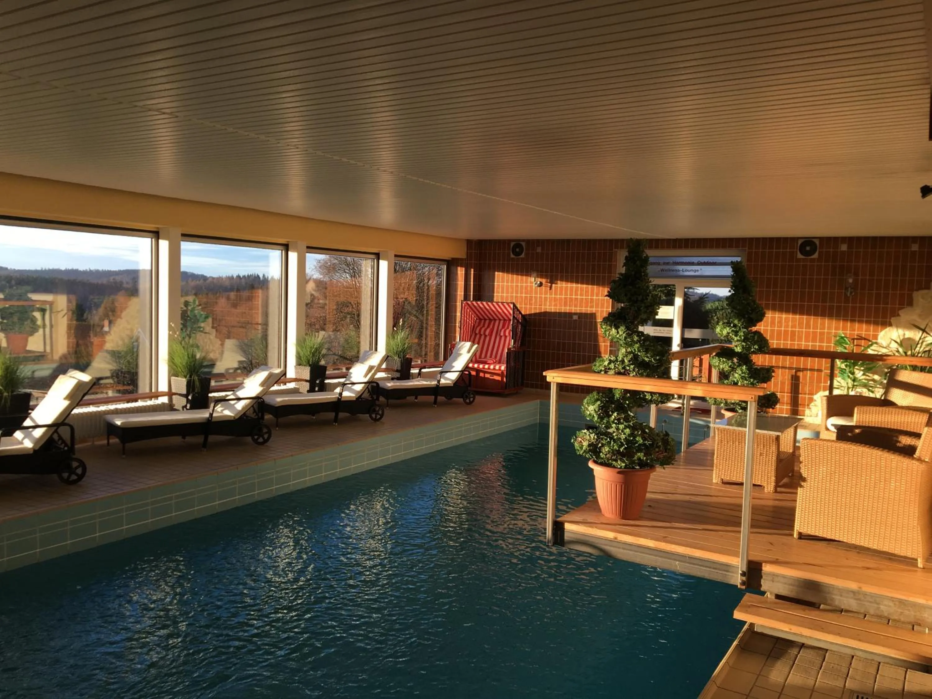 Pool view in Harmonie Hotel Rust