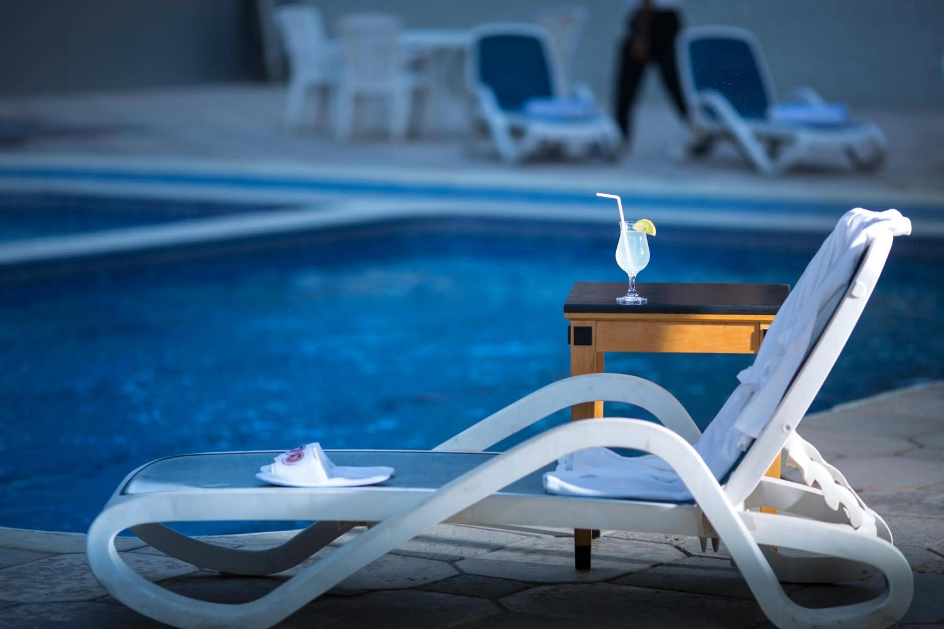 Swimming pool in Baisan International Hotel