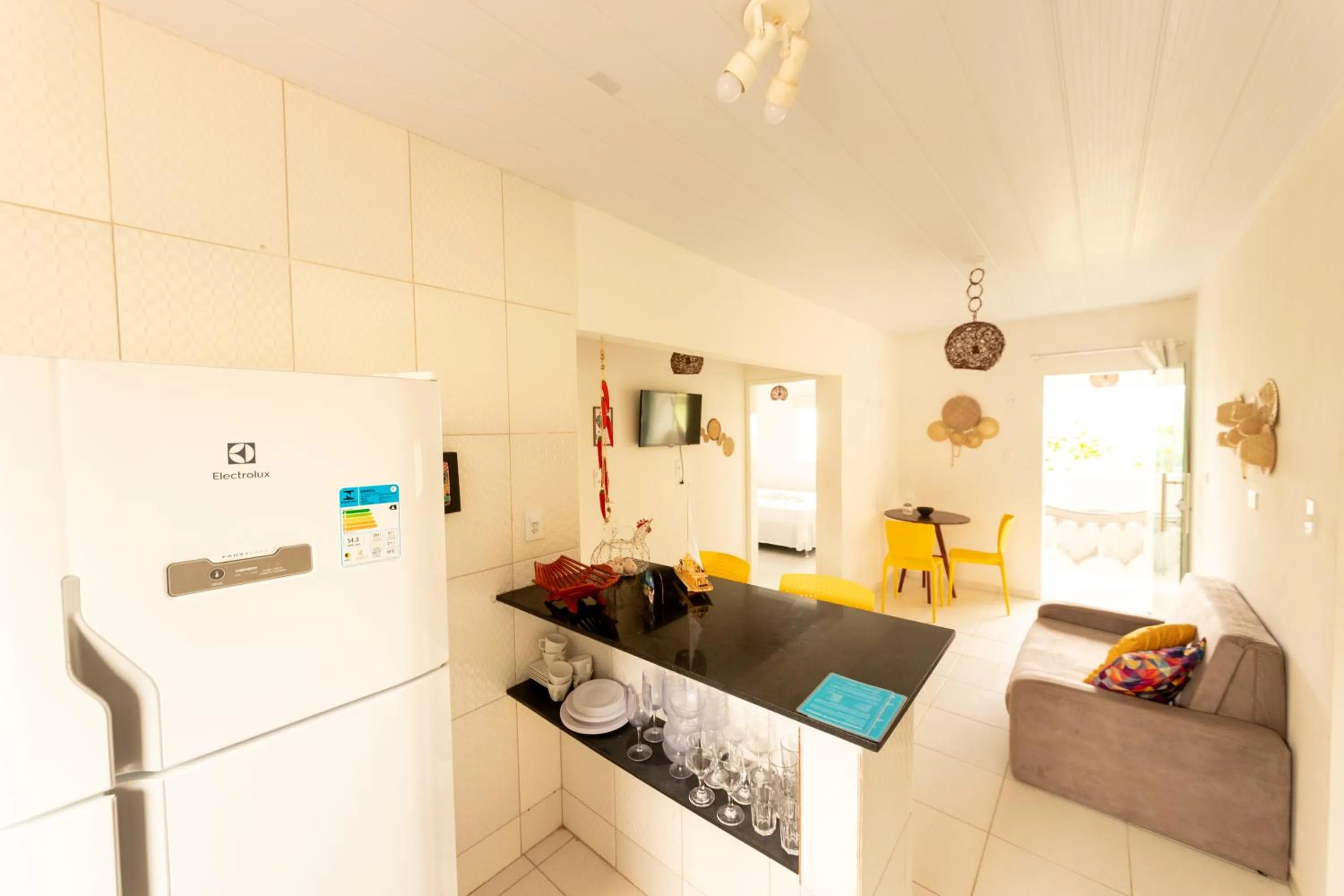 Communal kitchen in Condomínio Praias de Maragogi & Casas Deluxe