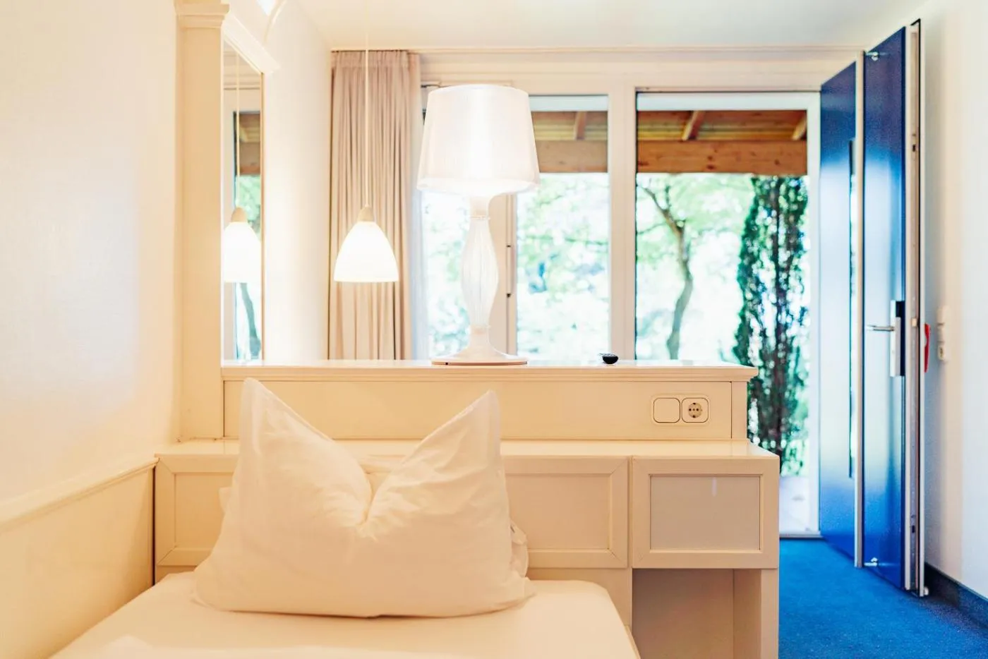 Photo of the whole room, Bed in Hotel Benther Berg