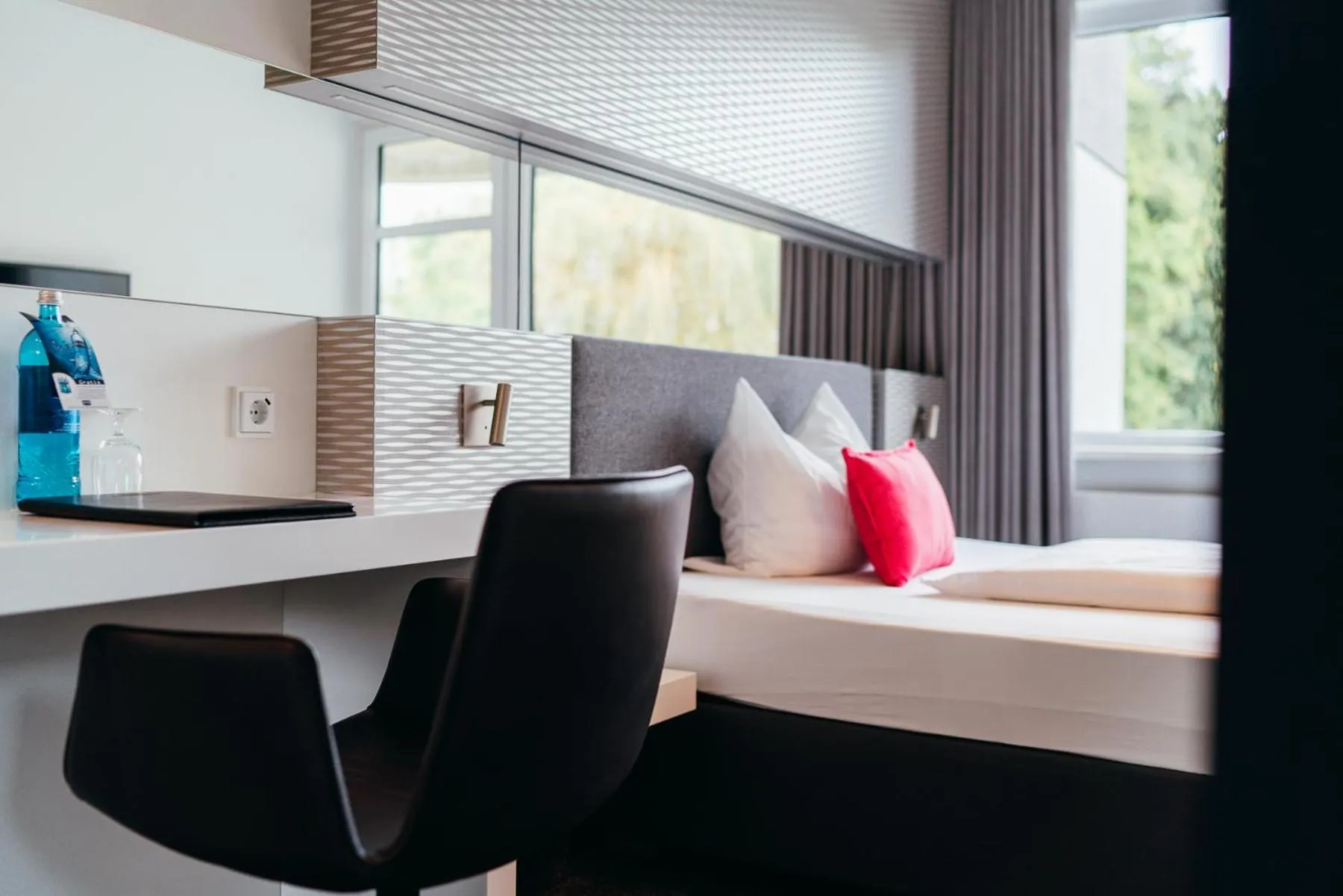 Photo of the whole room, Bed in Hotel Benther Berg