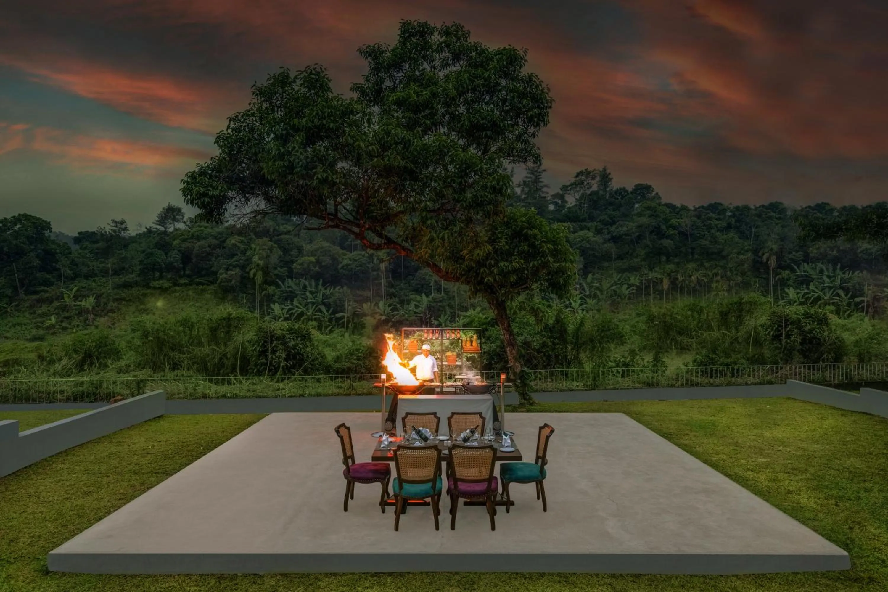 BBQ facilities in Aurika, Coorg Luxury by Lemon Tree Hotels