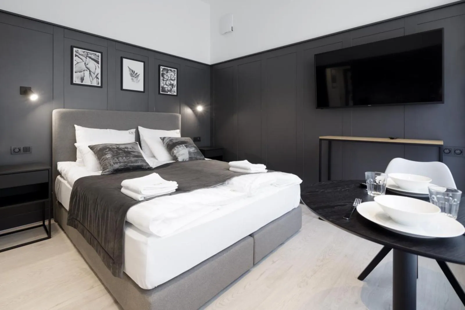 Photo of the whole room, Bed in Apartamenty L11, Limanowskiego