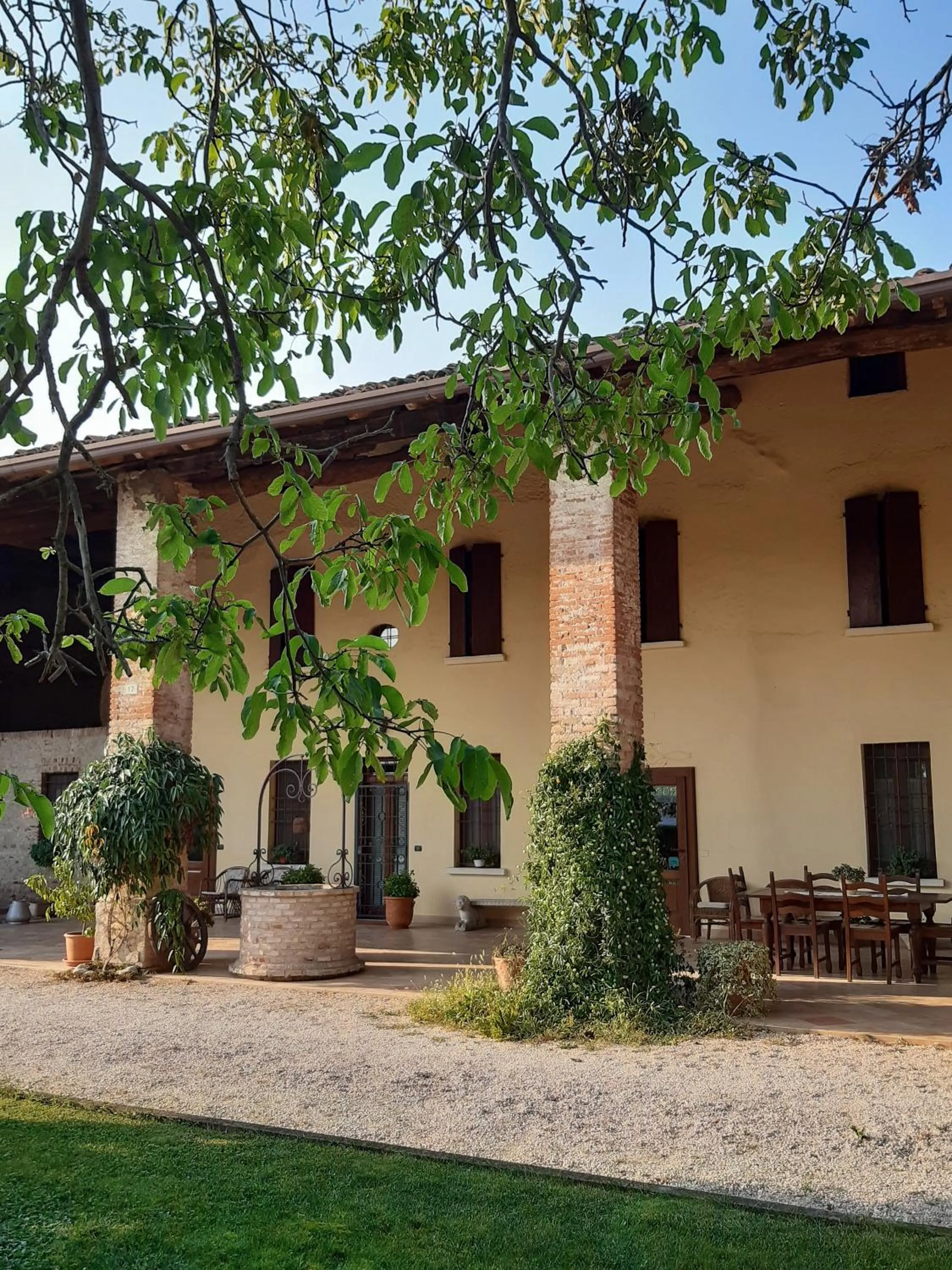 Patio in B&B Santa Cristina