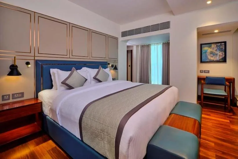 Bedroom, Bed in Pride Hotel Udaipur