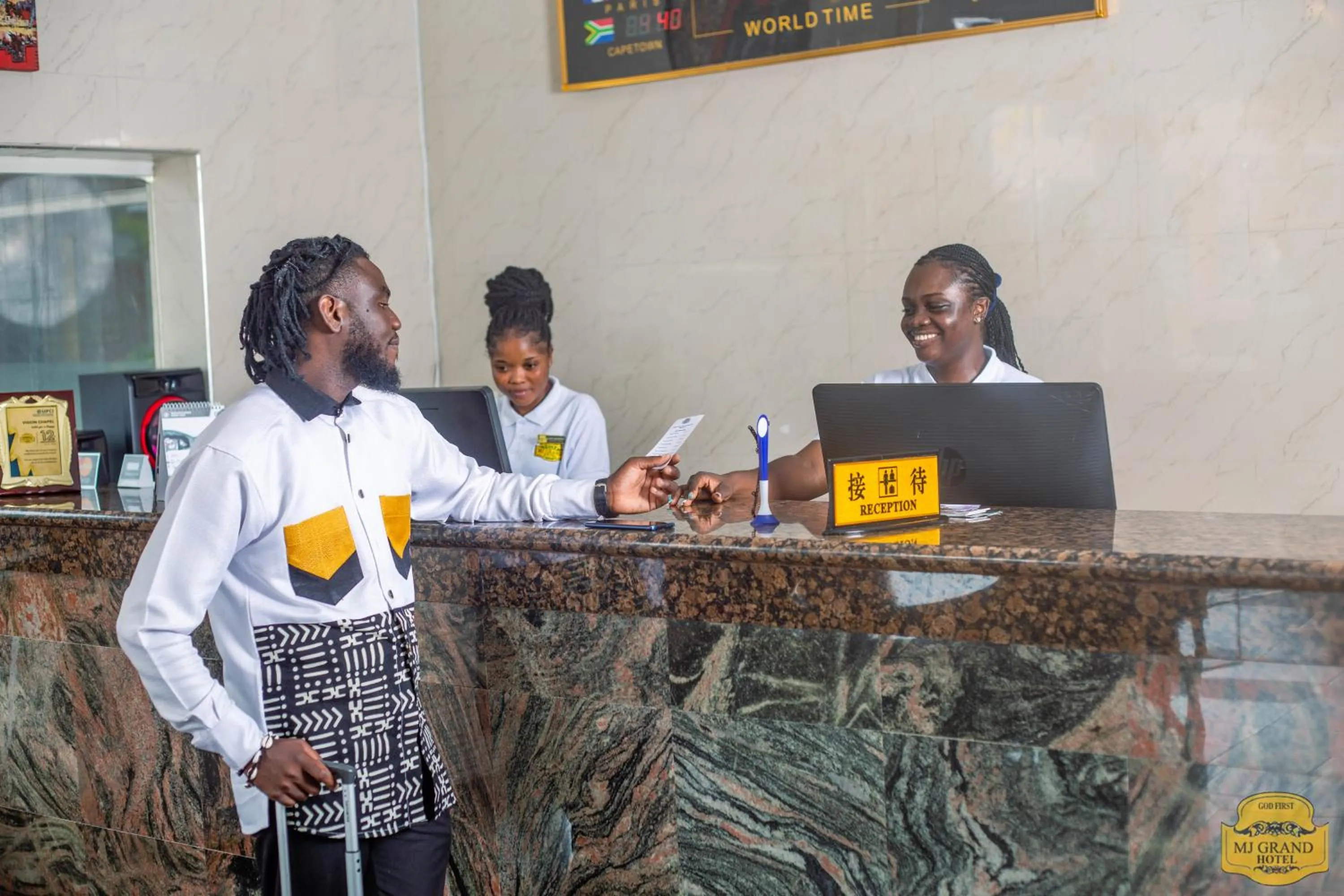 Staff in MJ Grand Hotel