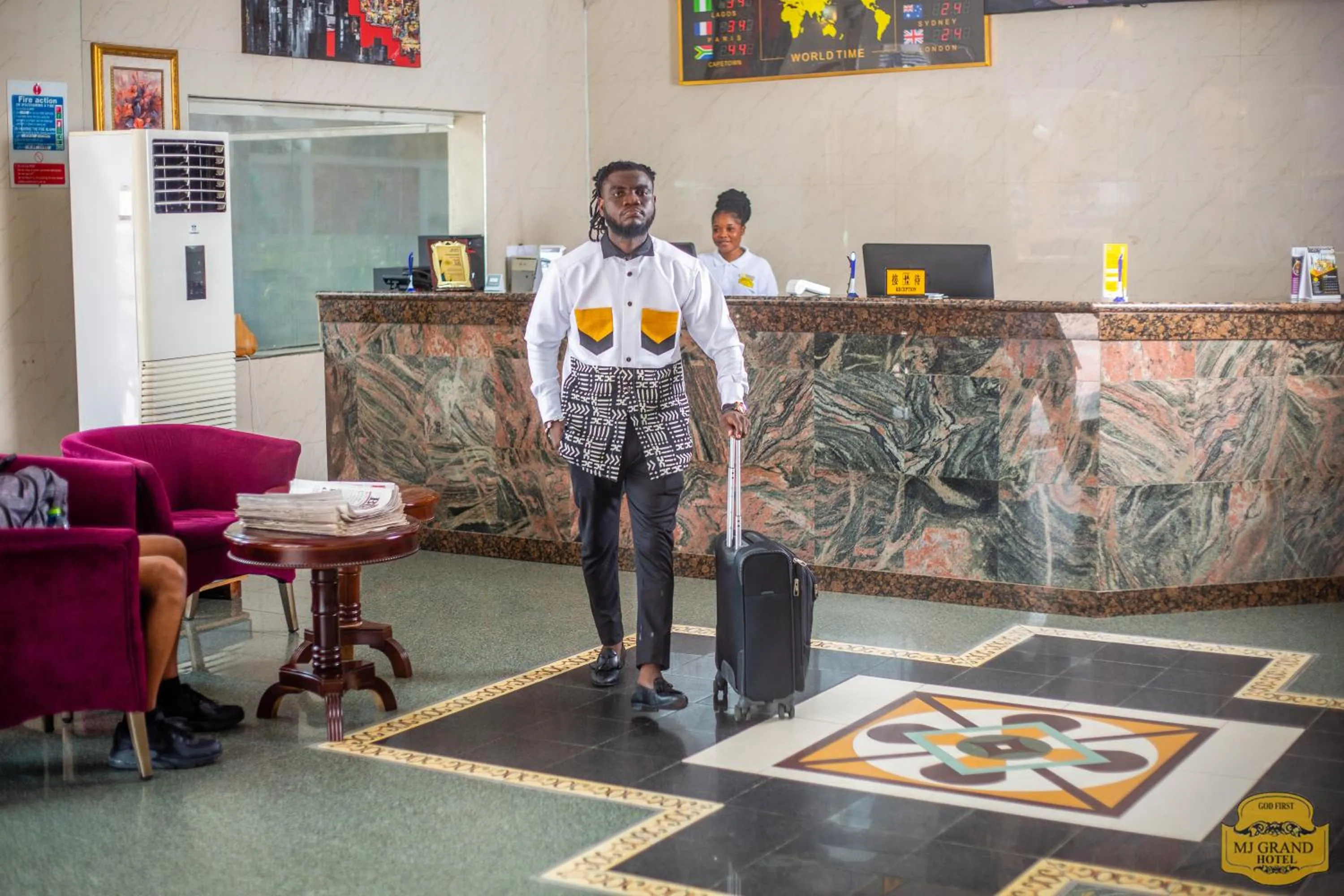 People in MJ Grand Hotel