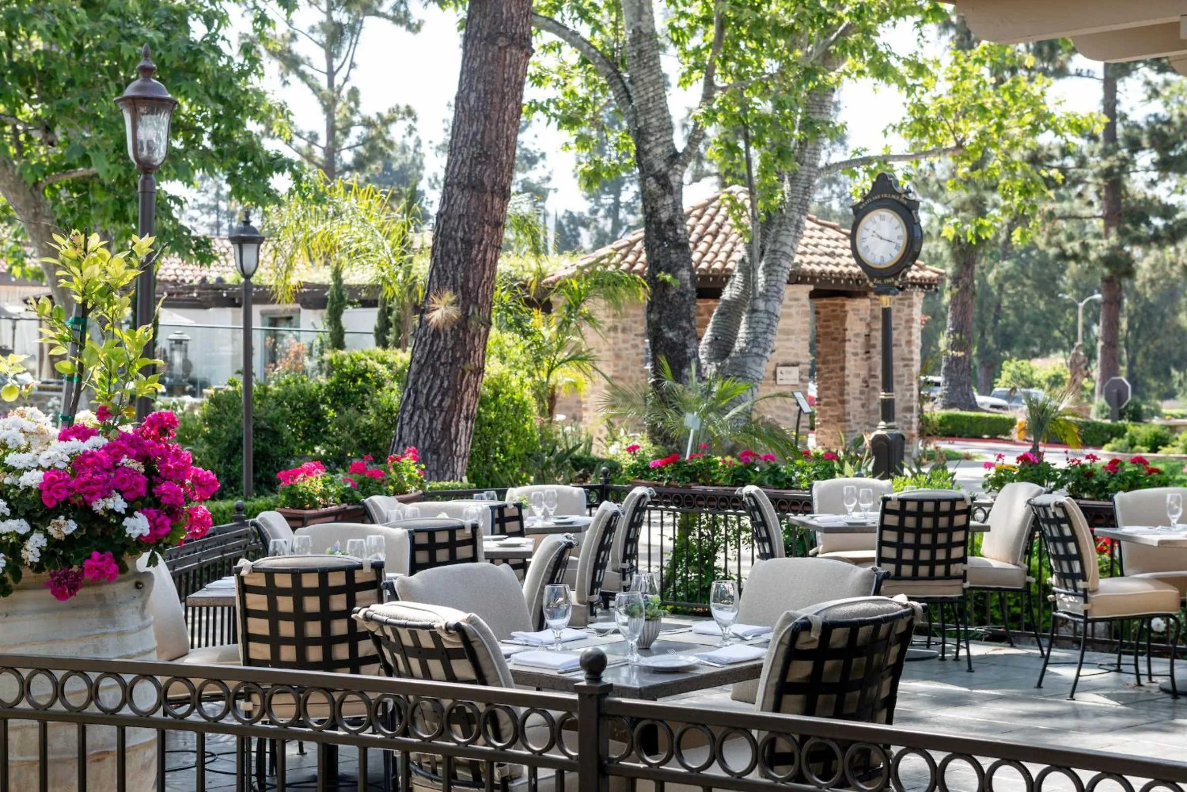 Patio in Westlake Village Inn