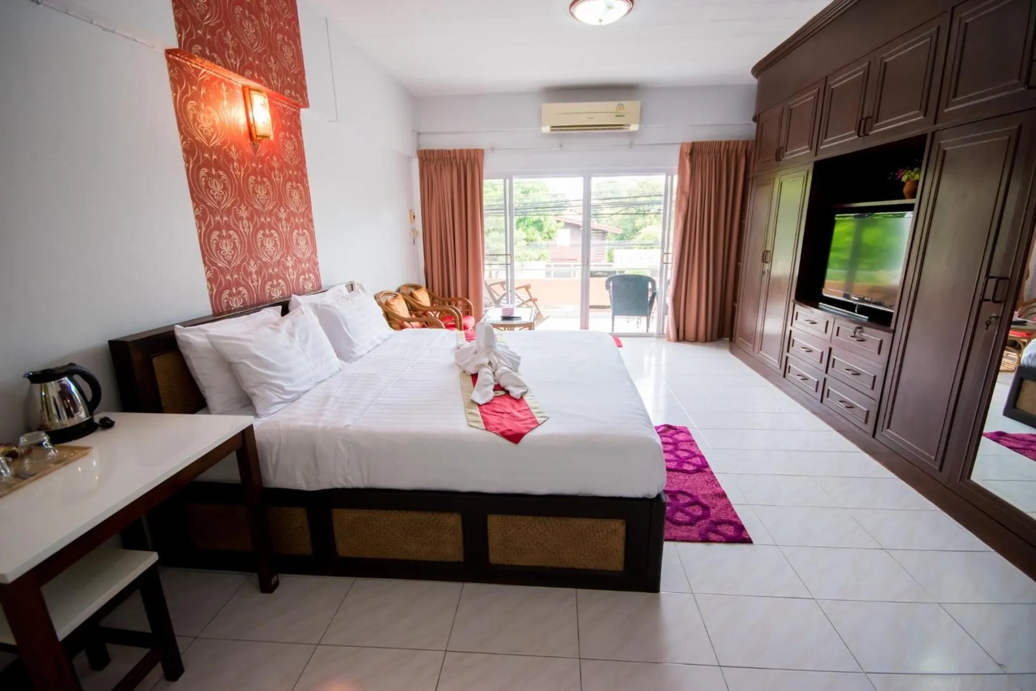 Balcony/Terrace, Bed in Maria Room HuaHin