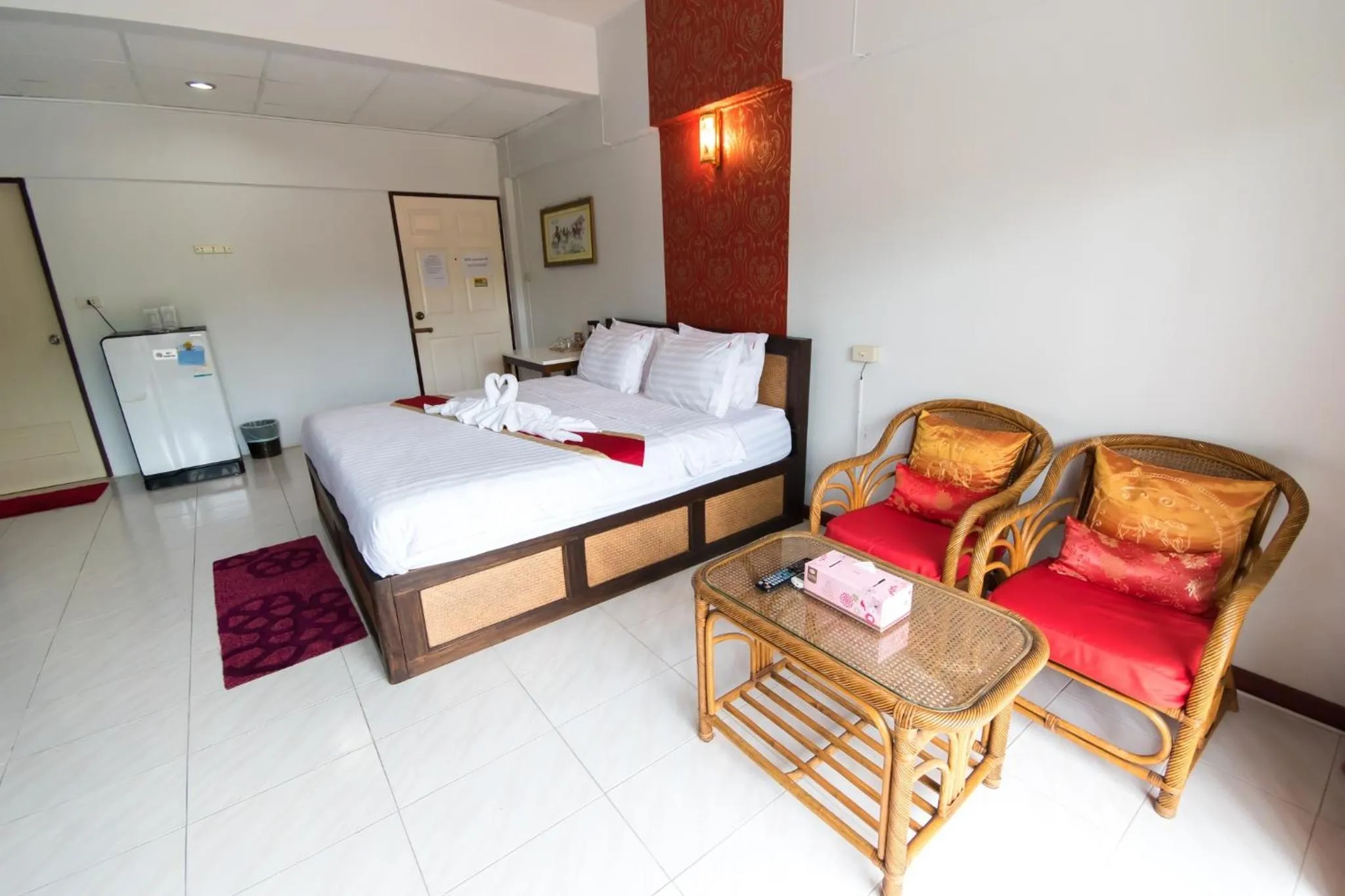 Seating area, Bed in Maria Room HuaHin
