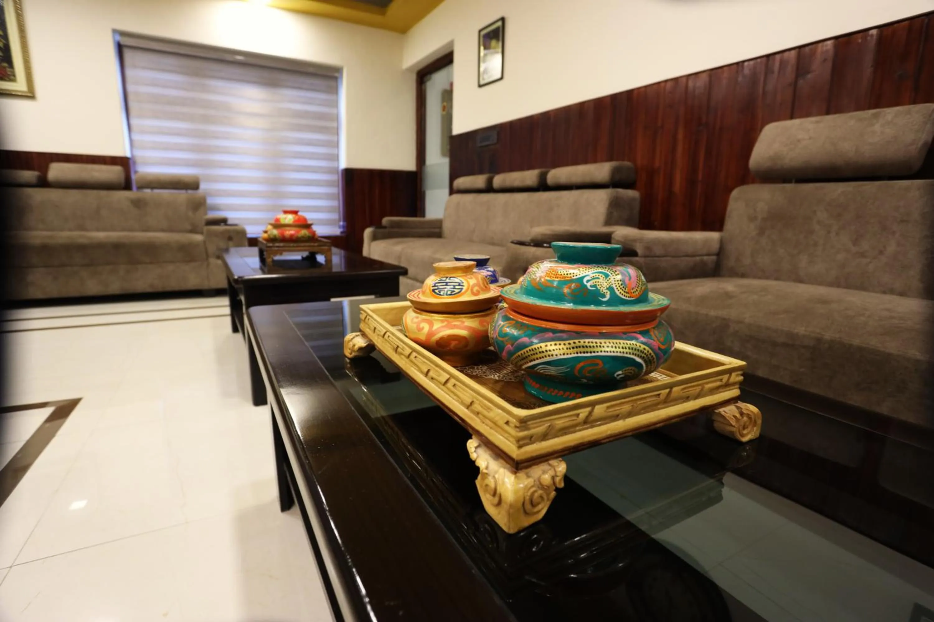 Text overlay in Hotel Nalanda Ladakh