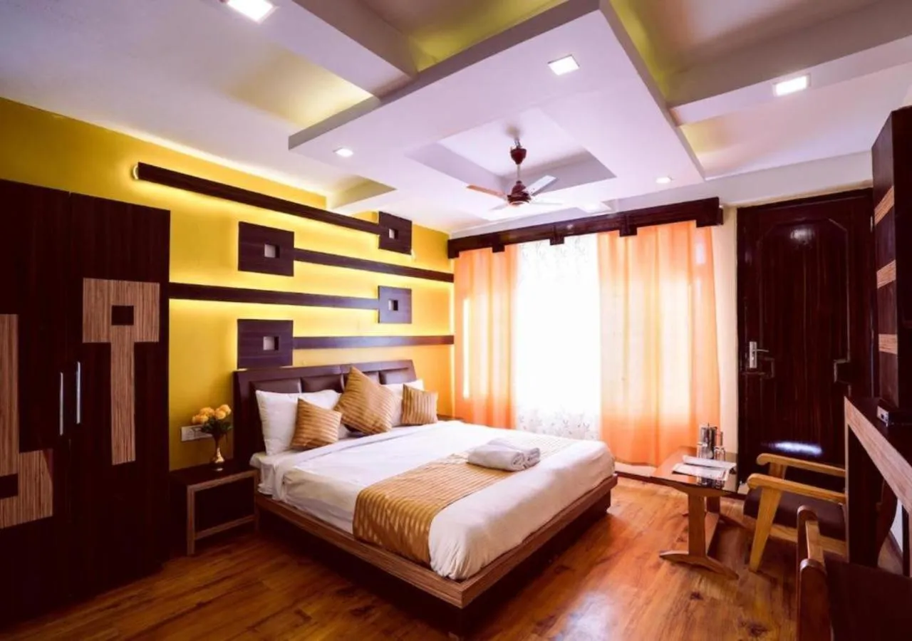 Bed in Hotel Nalanda Ladakh