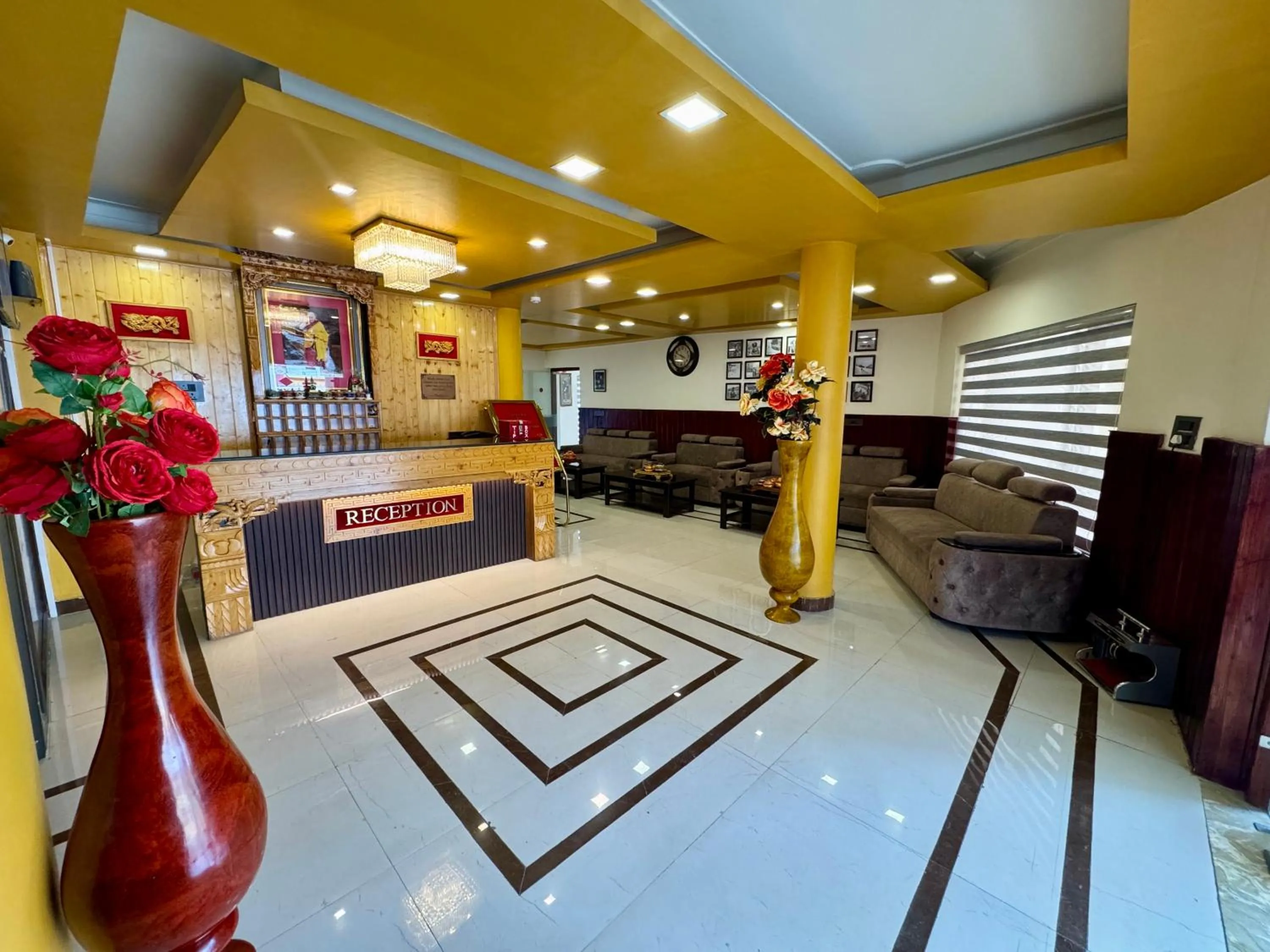 Text overlay in Hotel Nalanda Ladakh