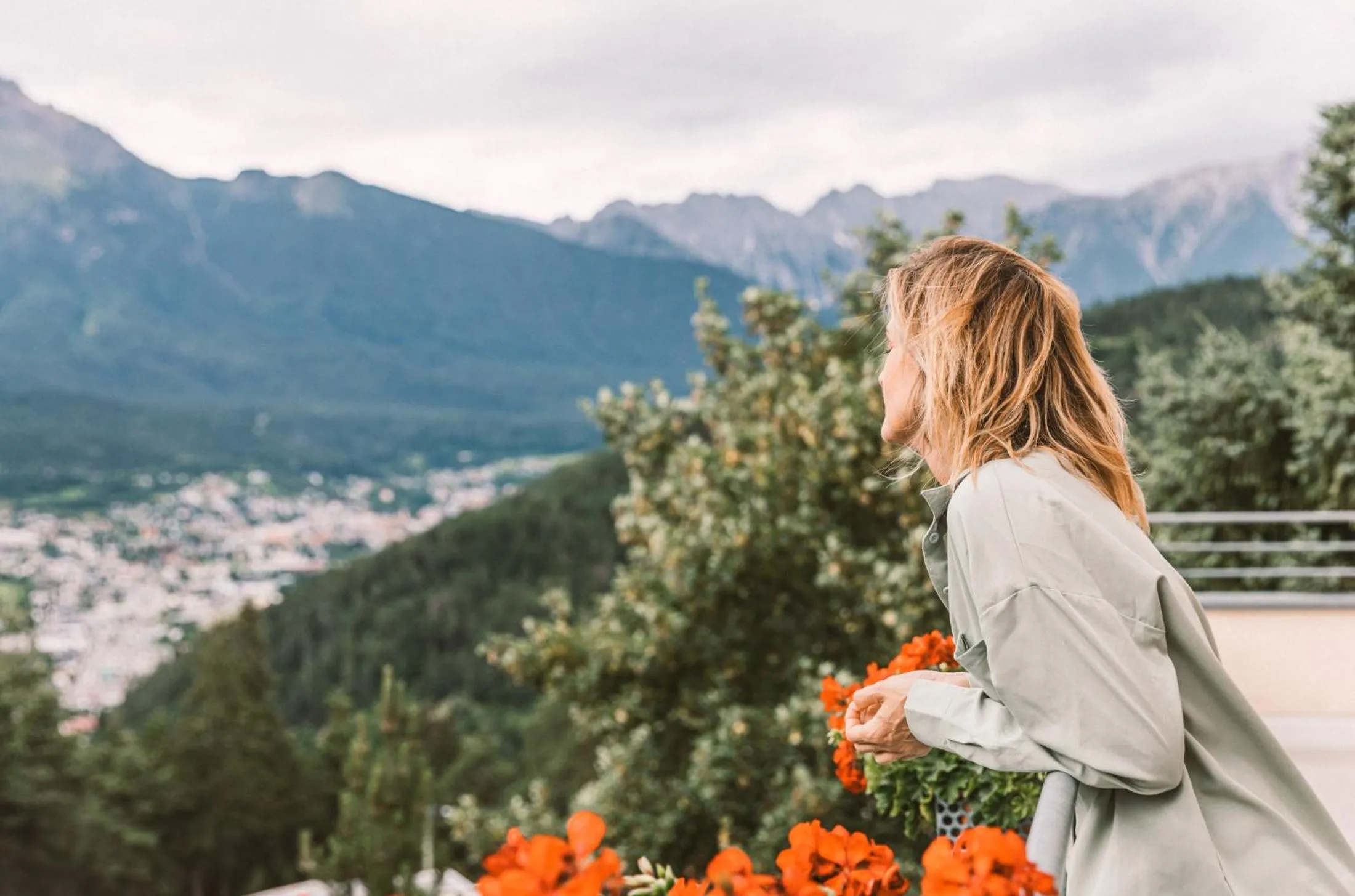 Patio in Hotel Arzlerhof