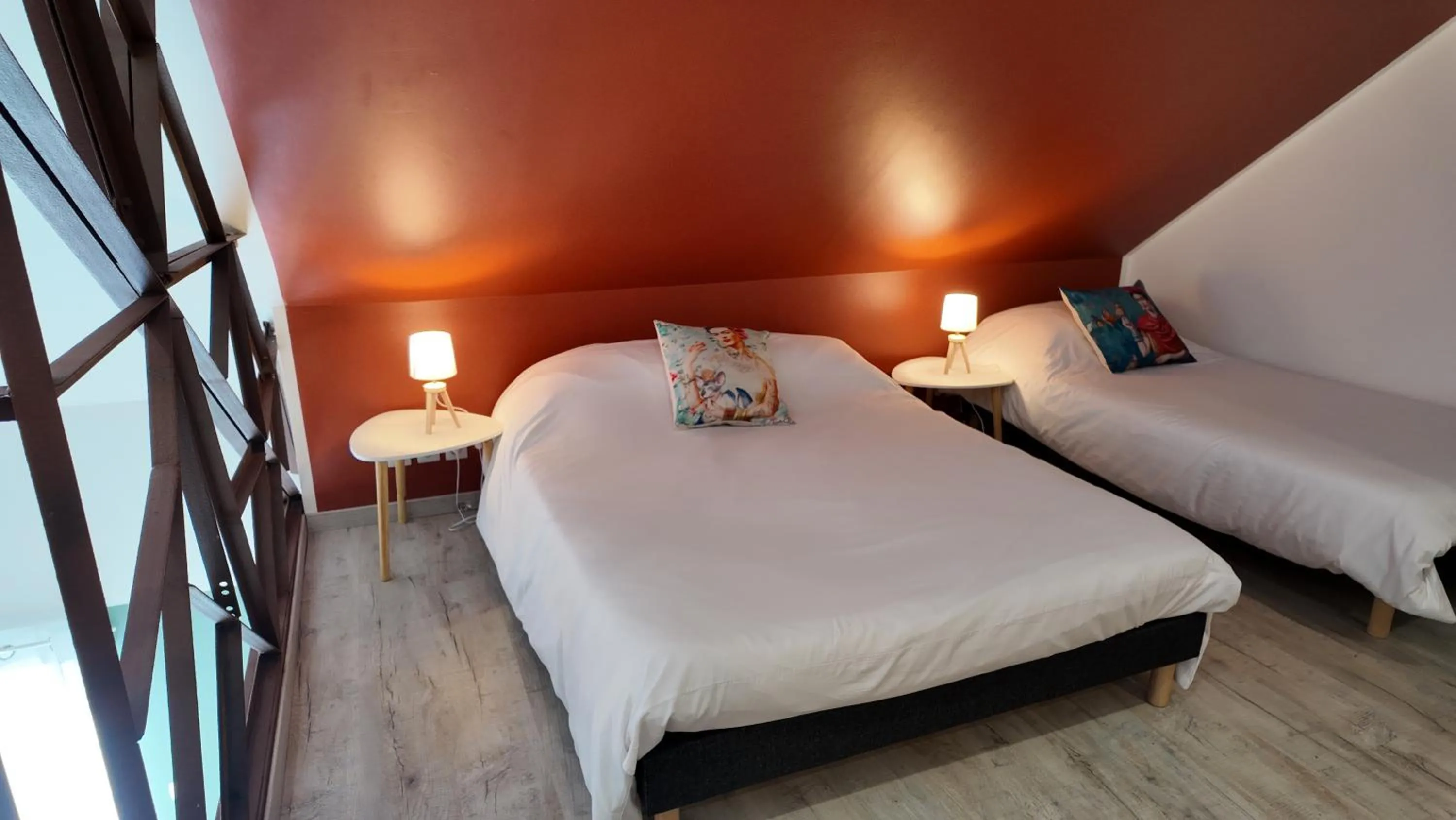 Bed in Les gîtes du petit Marcel