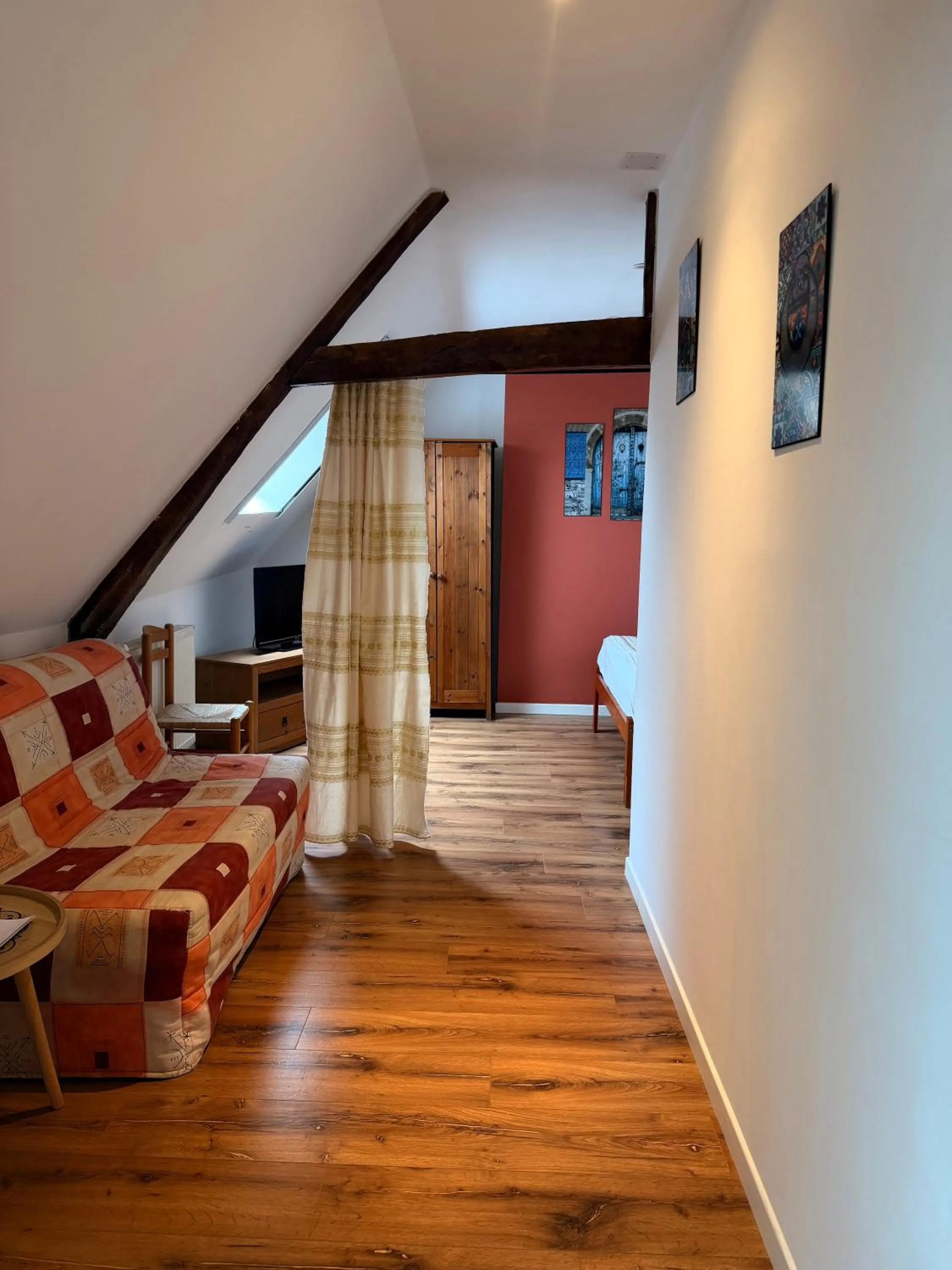 Bed in Les gîtes du petit Marcel