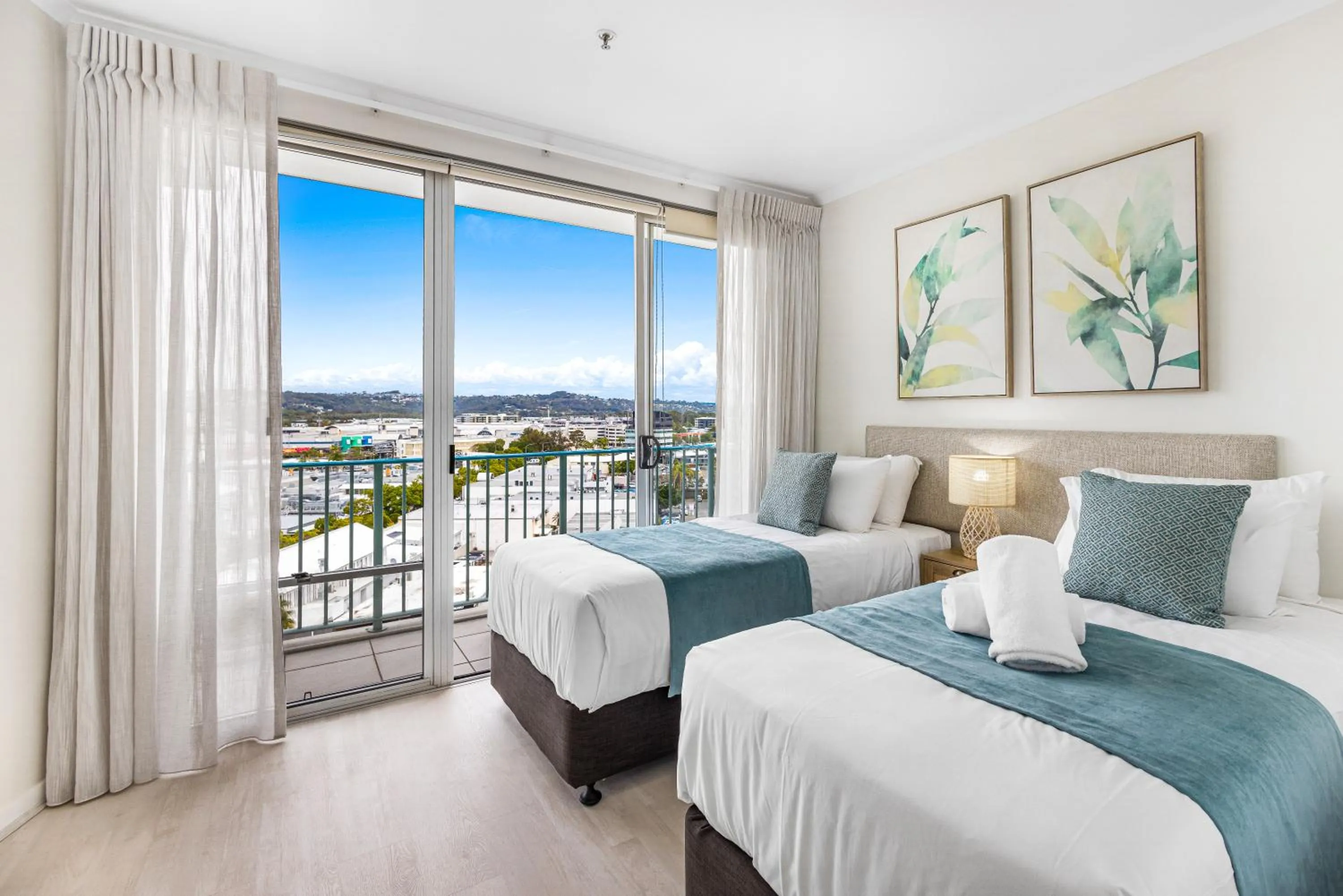 Bedroom, Bed in The Duporth Riverside