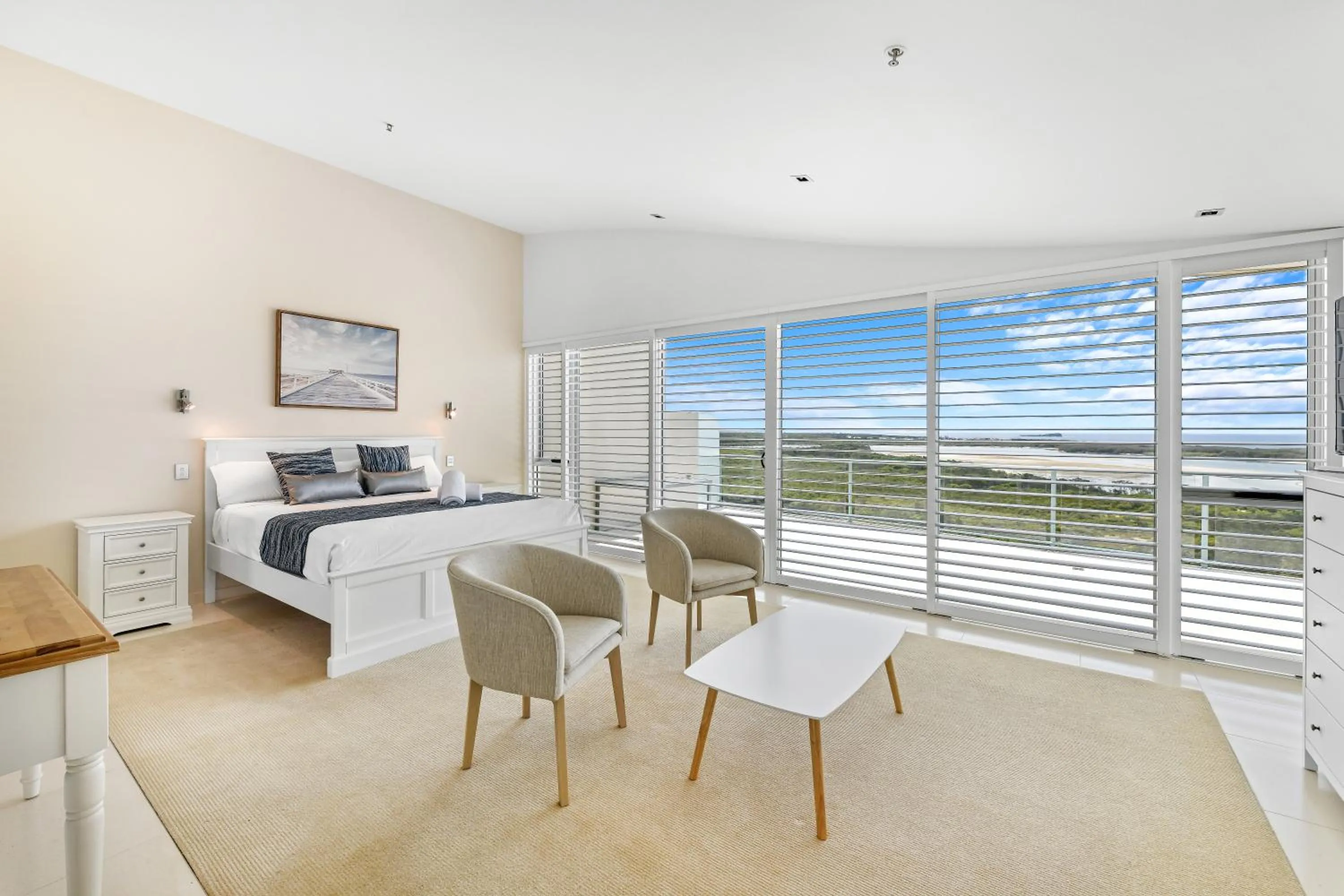 Bedroom, Bed in The Duporth Riverside