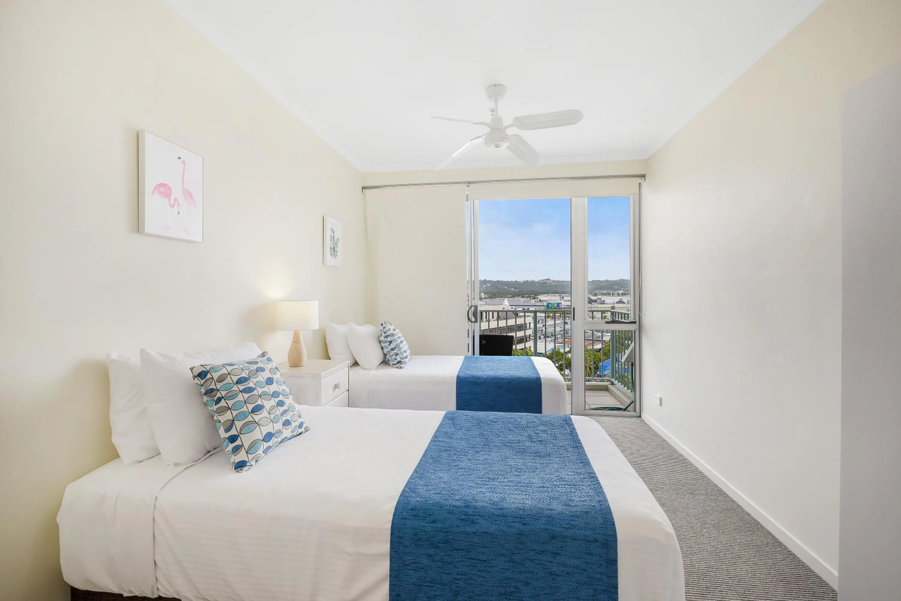 Bedroom, Bed in The Duporth Riverside