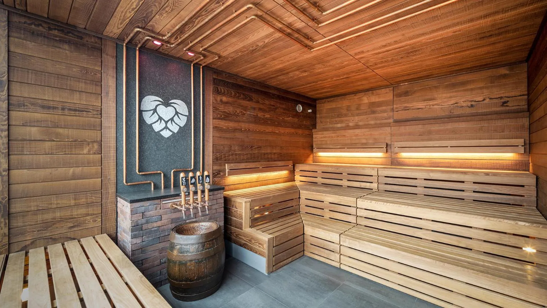Sauna in Liebesbier Urban Art & Smart Hotel
