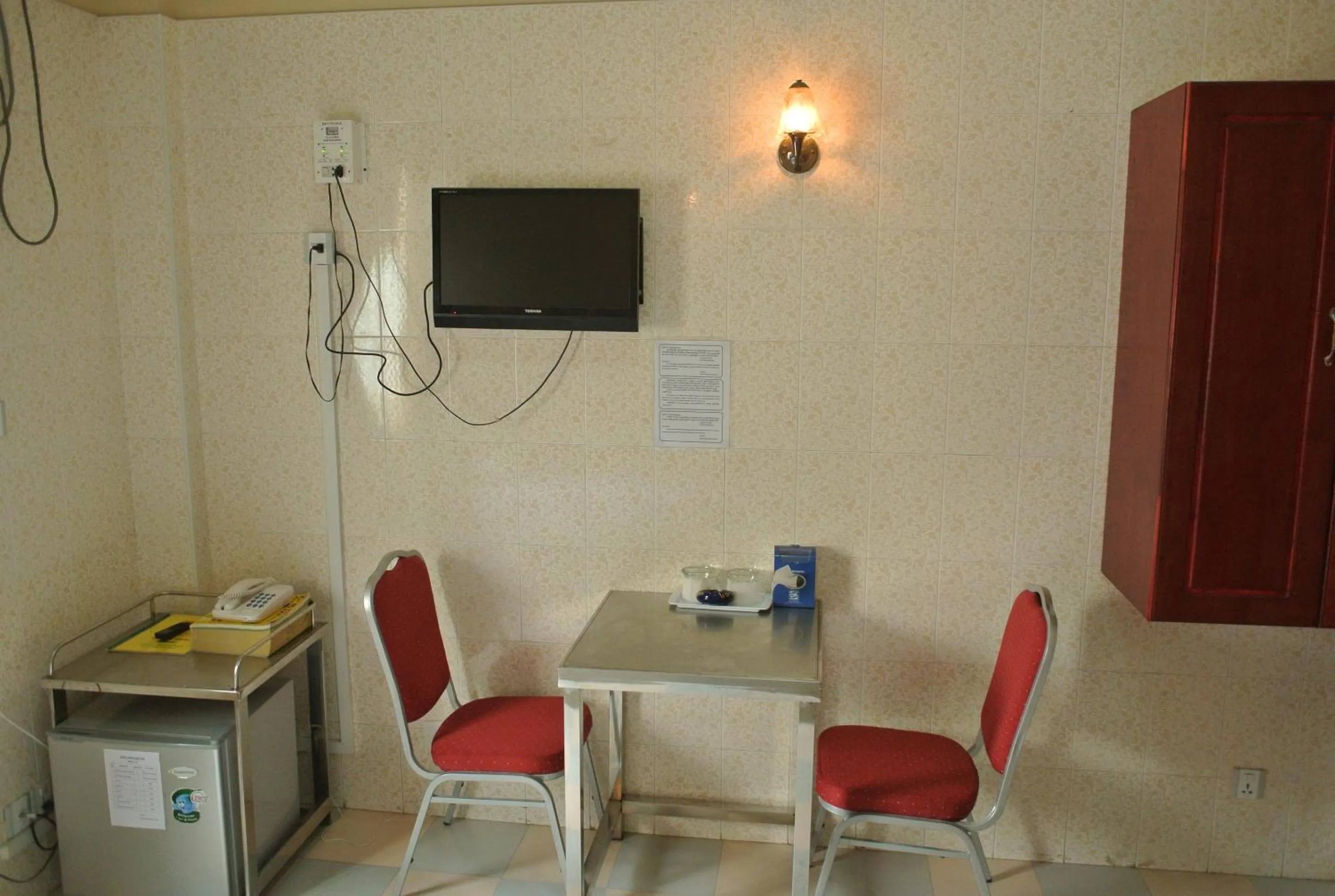 Seating area in Hotel Shwe Eain Taw