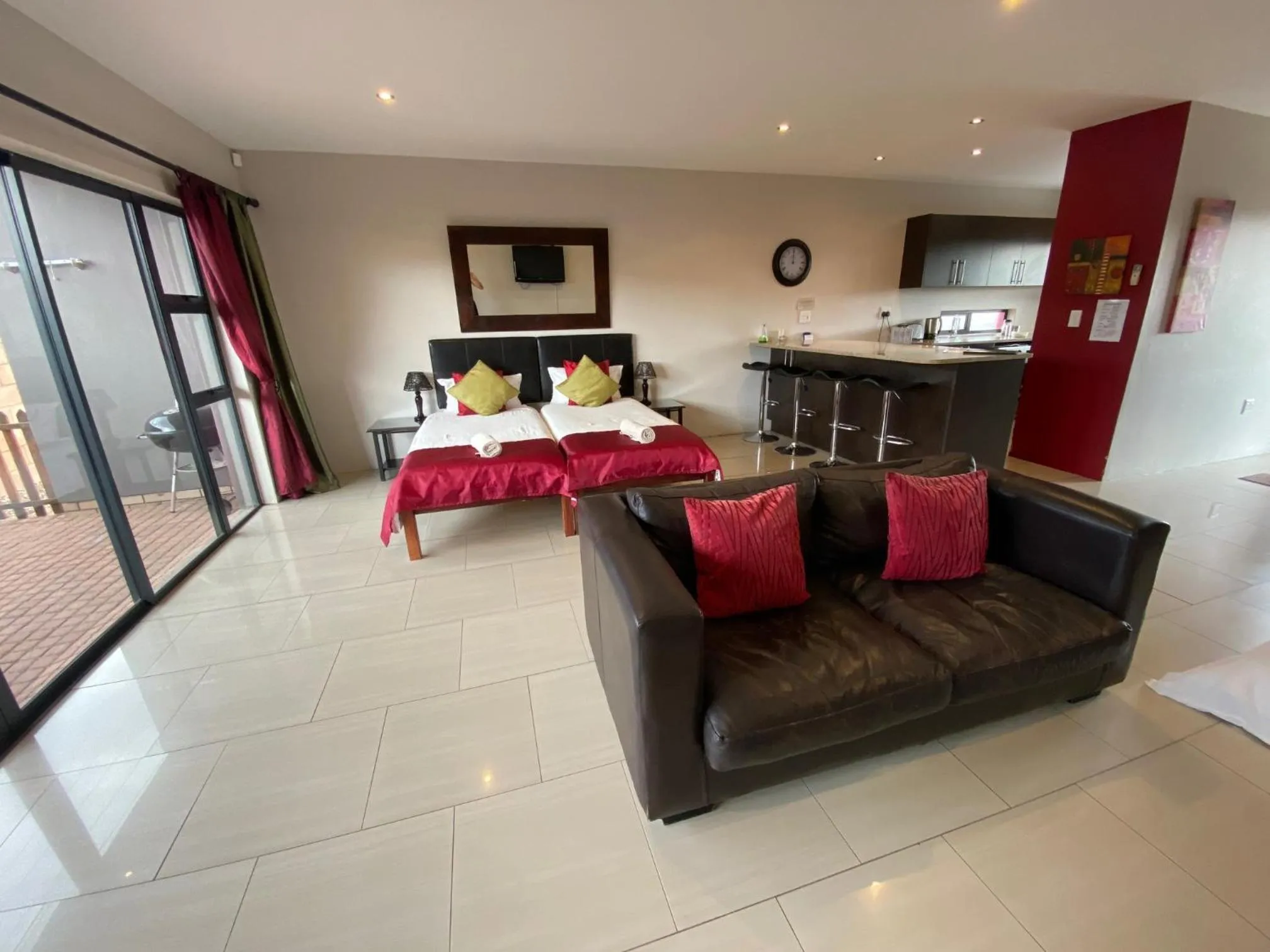 Living room, Bed in Haus Holzapfel