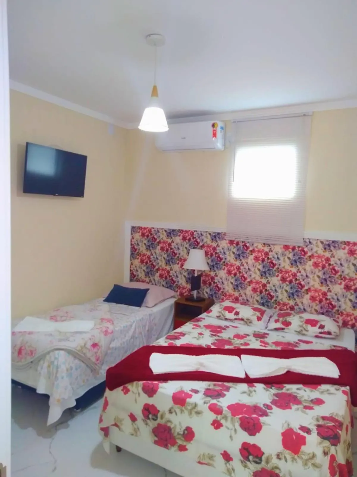 Bed in Pousada Cavalero