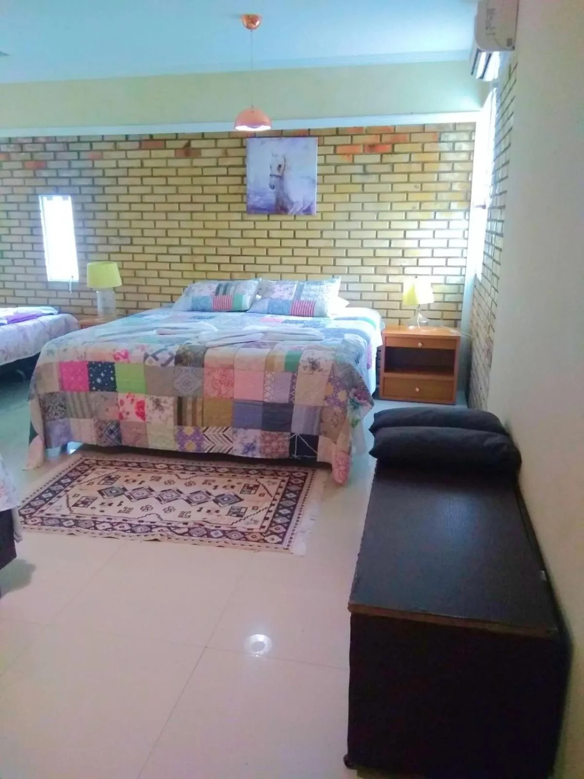 Bed in Pousada Cavalero