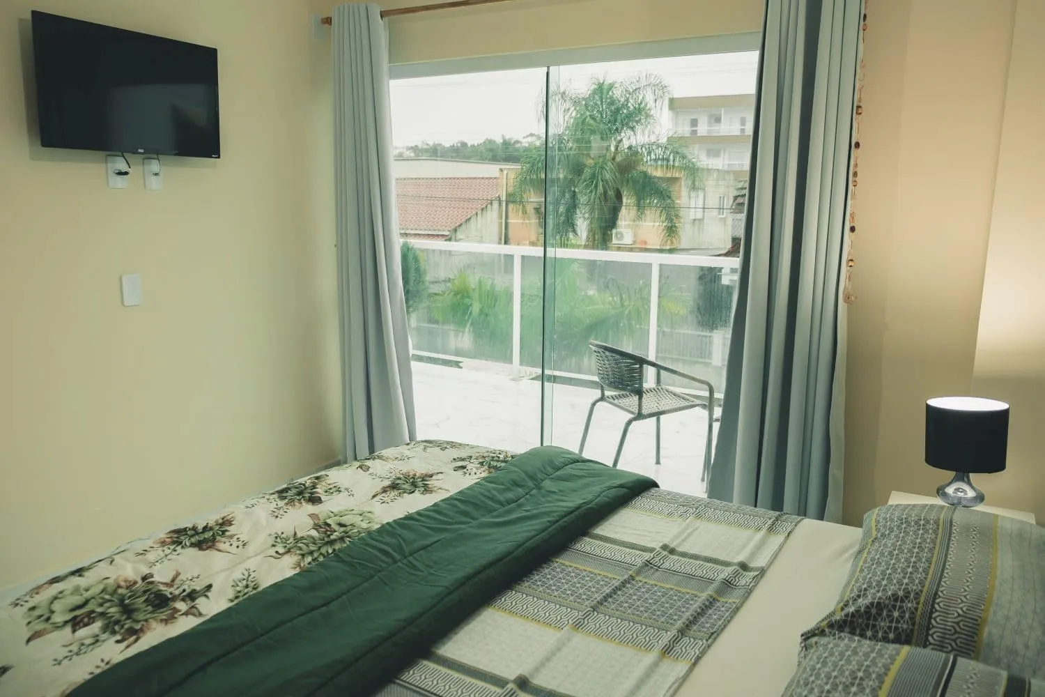 Bed in Pousada Cavalero