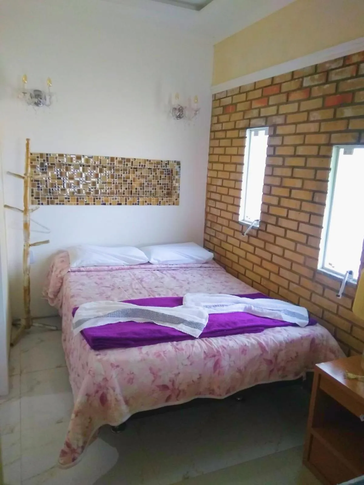 Bed in Pousada Cavalero