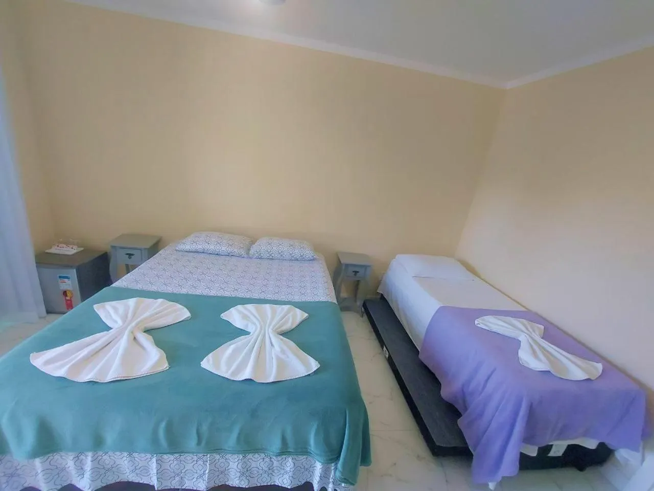 Bed in Pousada Cavalero