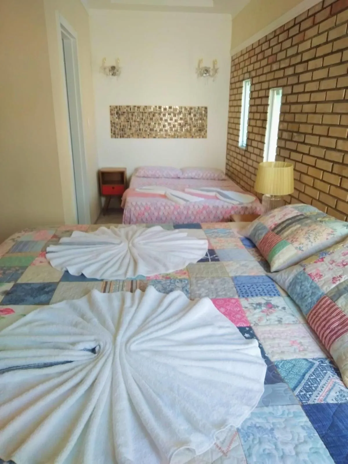 Bed in Pousada Cavalero