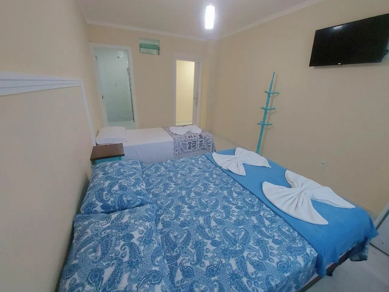 Bed in Pousada Cavalero