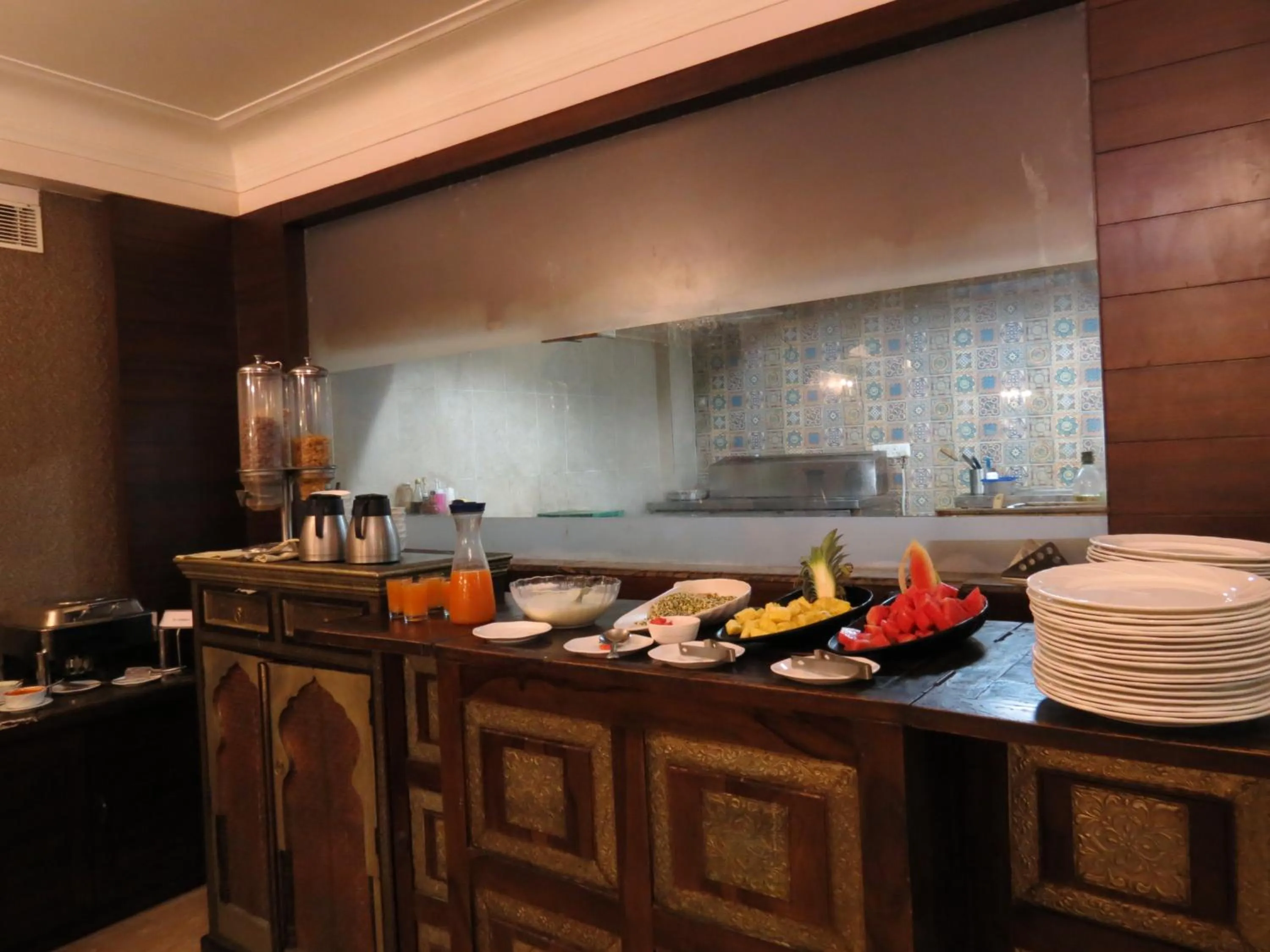 Buffet breakfast in WelcomHeritage Traditional Haveli