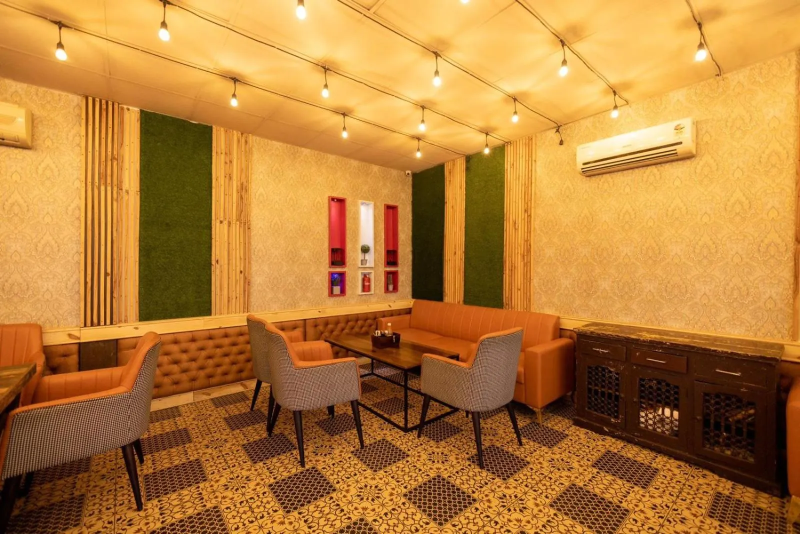 Lounge or bar in WelcomHeritage Traditional Haveli