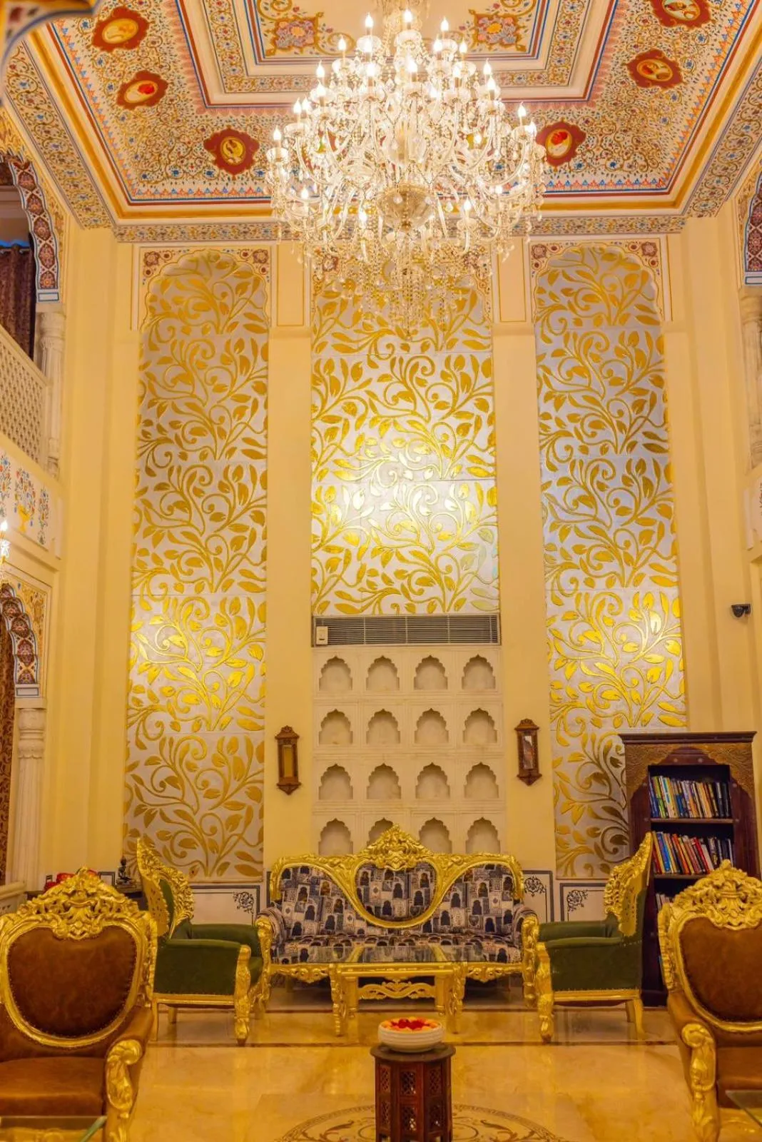 Lobby or reception in WelcomHeritage Traditional Haveli