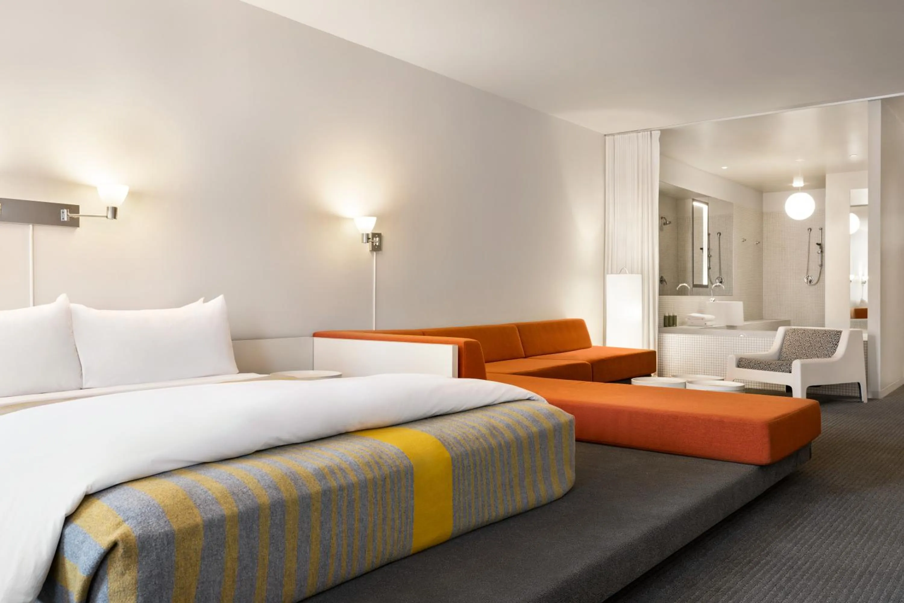 Bed in The Delphi Downtown LA