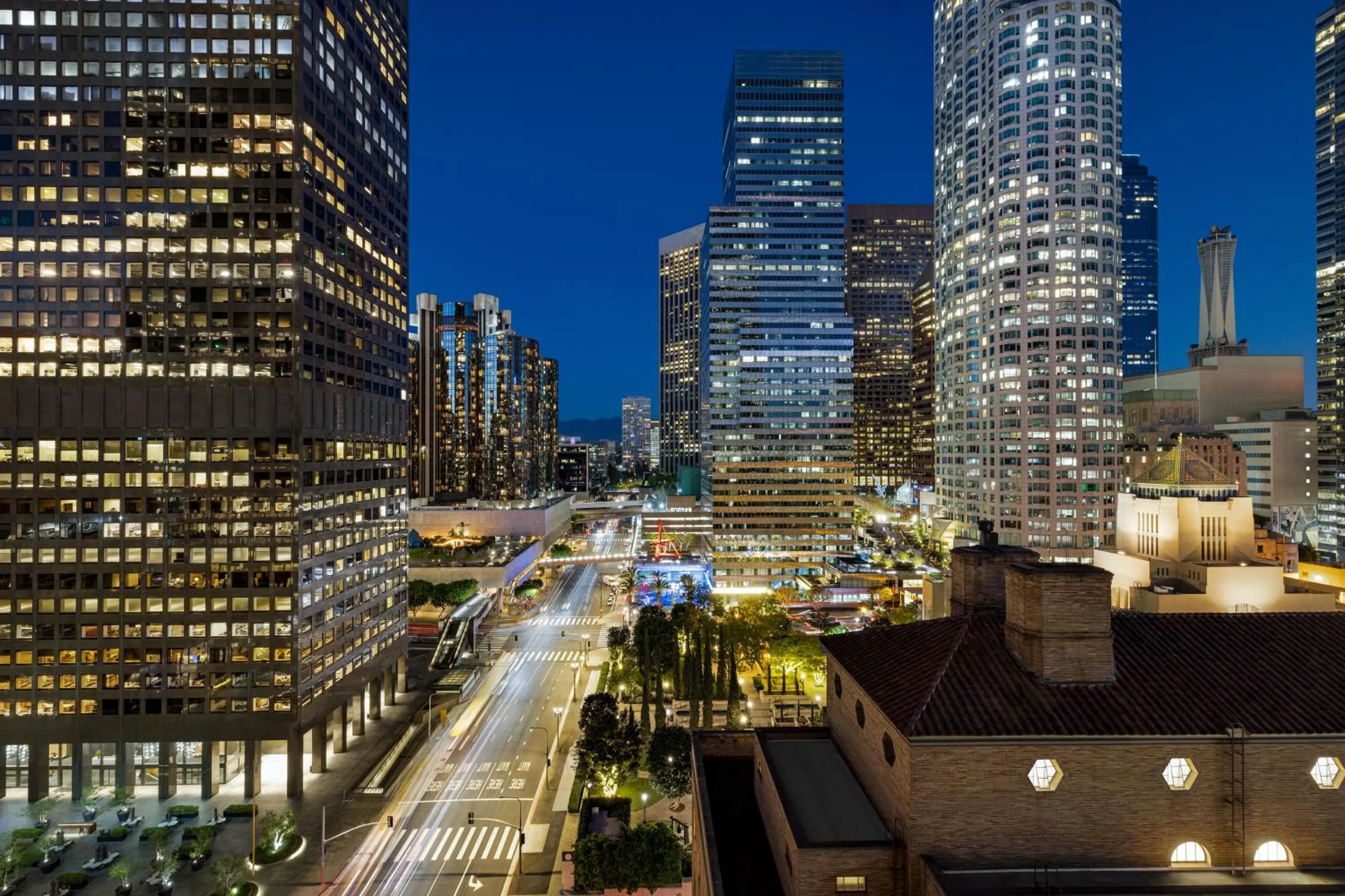 Night in The Delphi Downtown LA