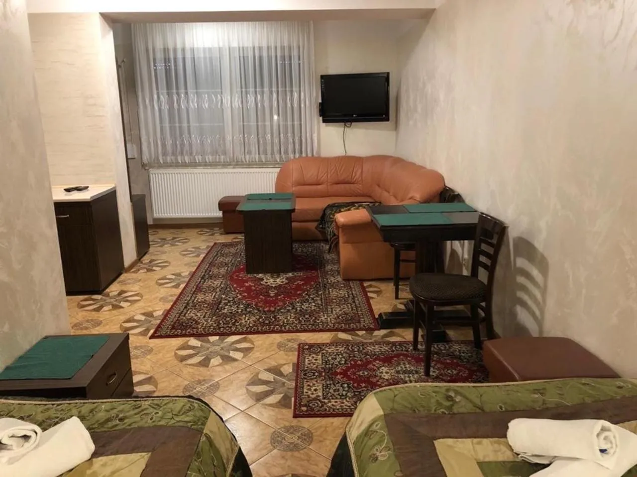 Seating area, Bed in BLACK JACK "Będzin"