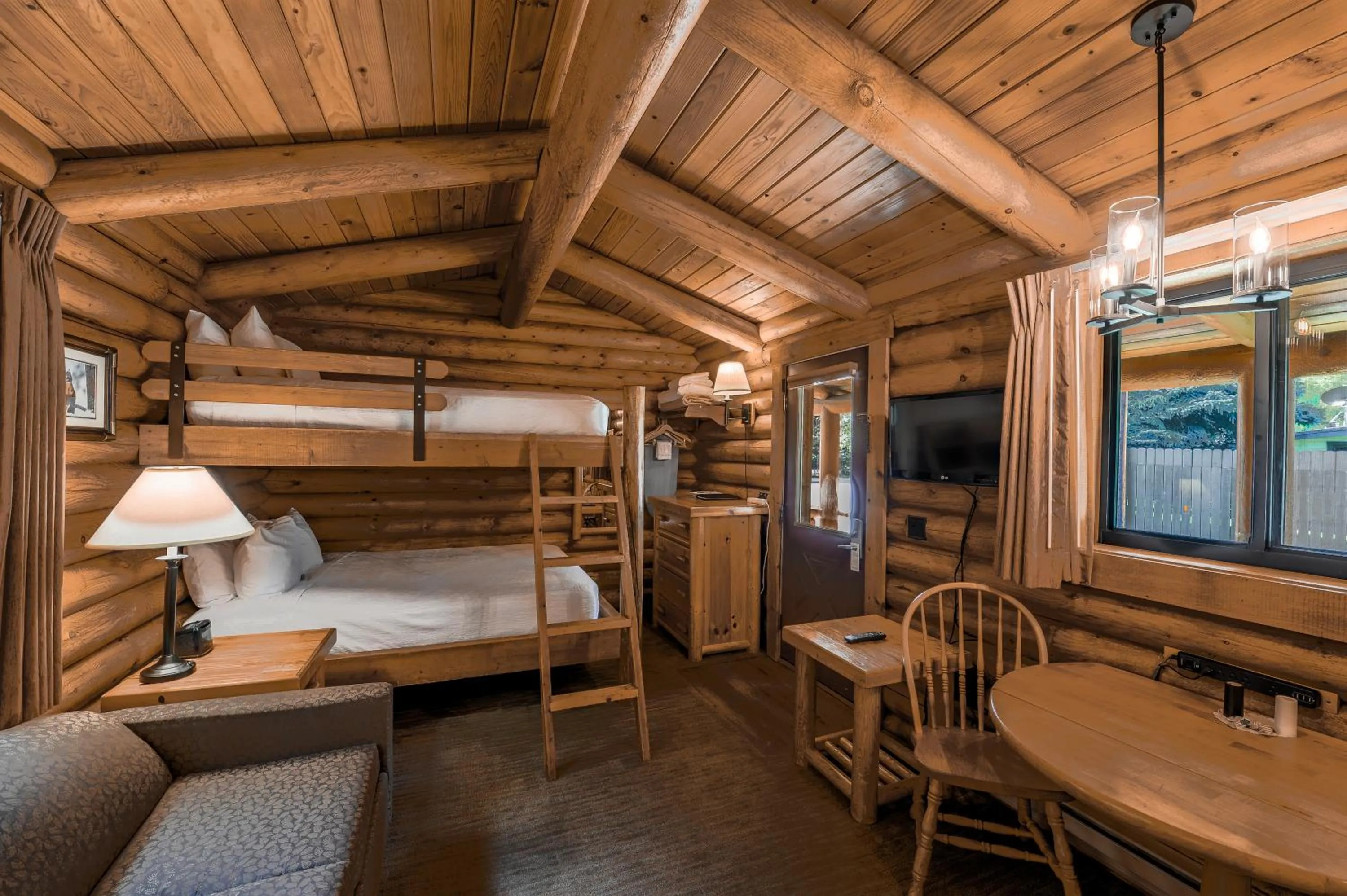 Bed in Cowboy Village Resort