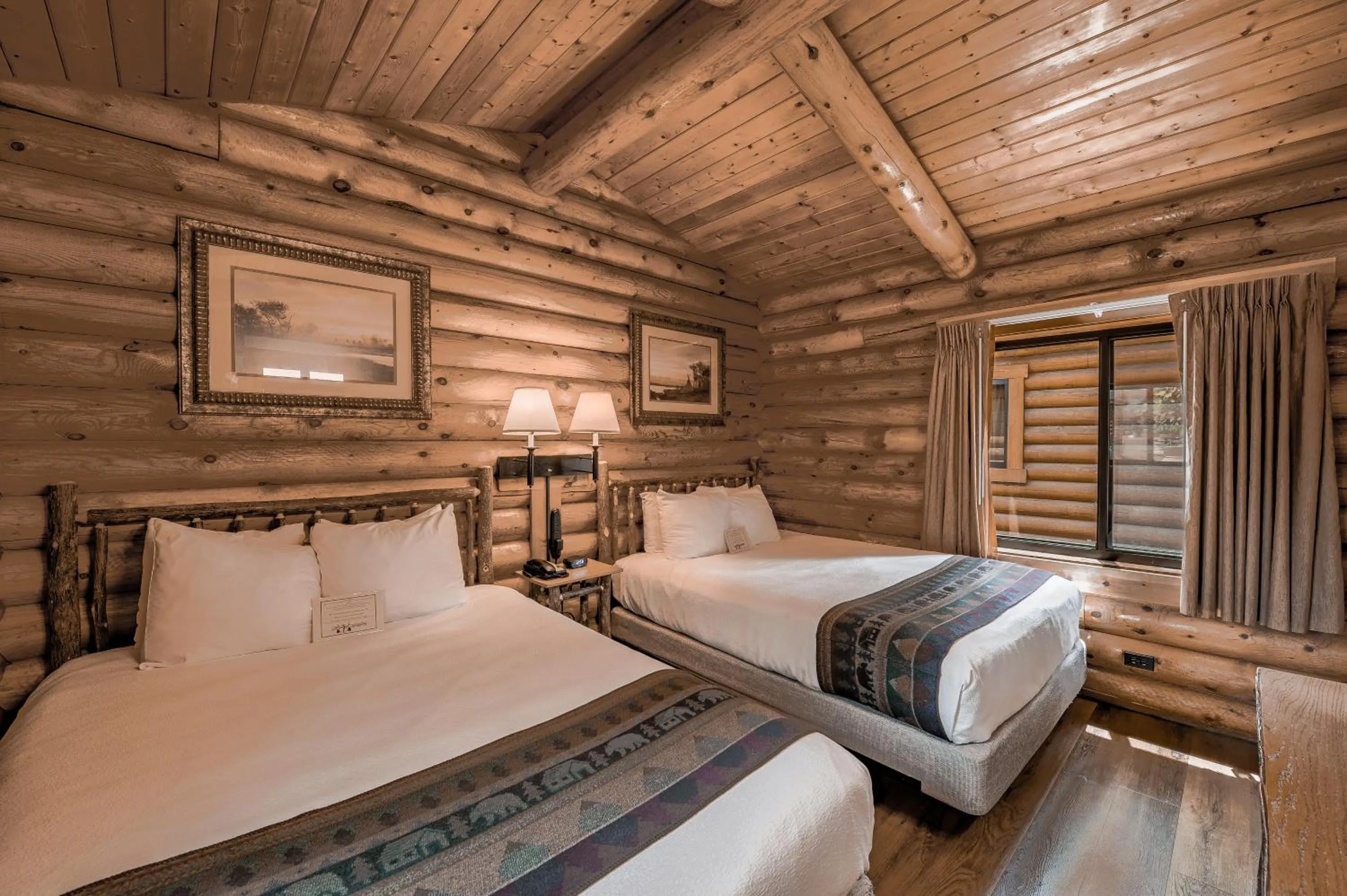 Bed in Cowboy Village Resort