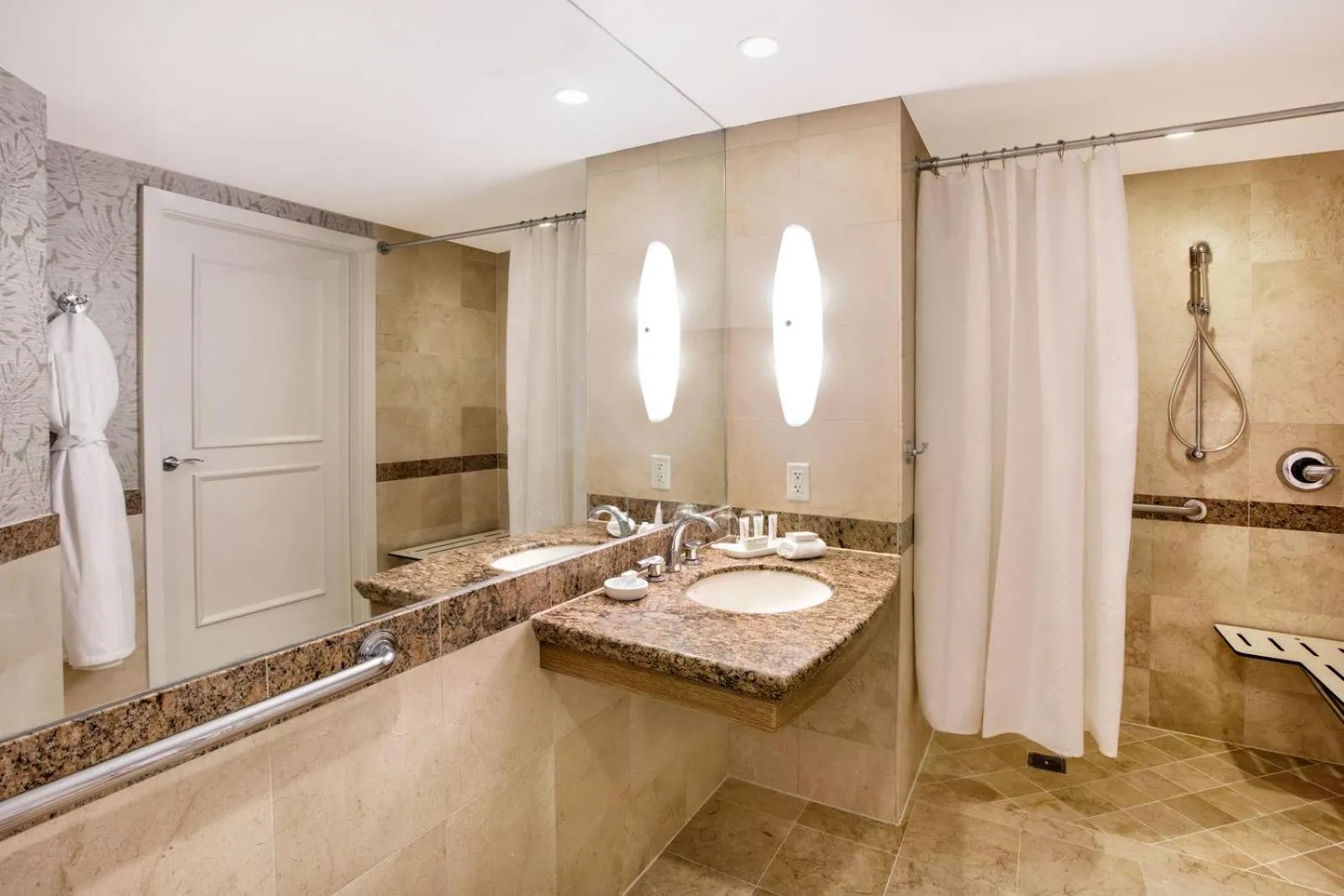 Shower in The Diplomat Beach Resort Hollywood, Curio Collection by Hilton