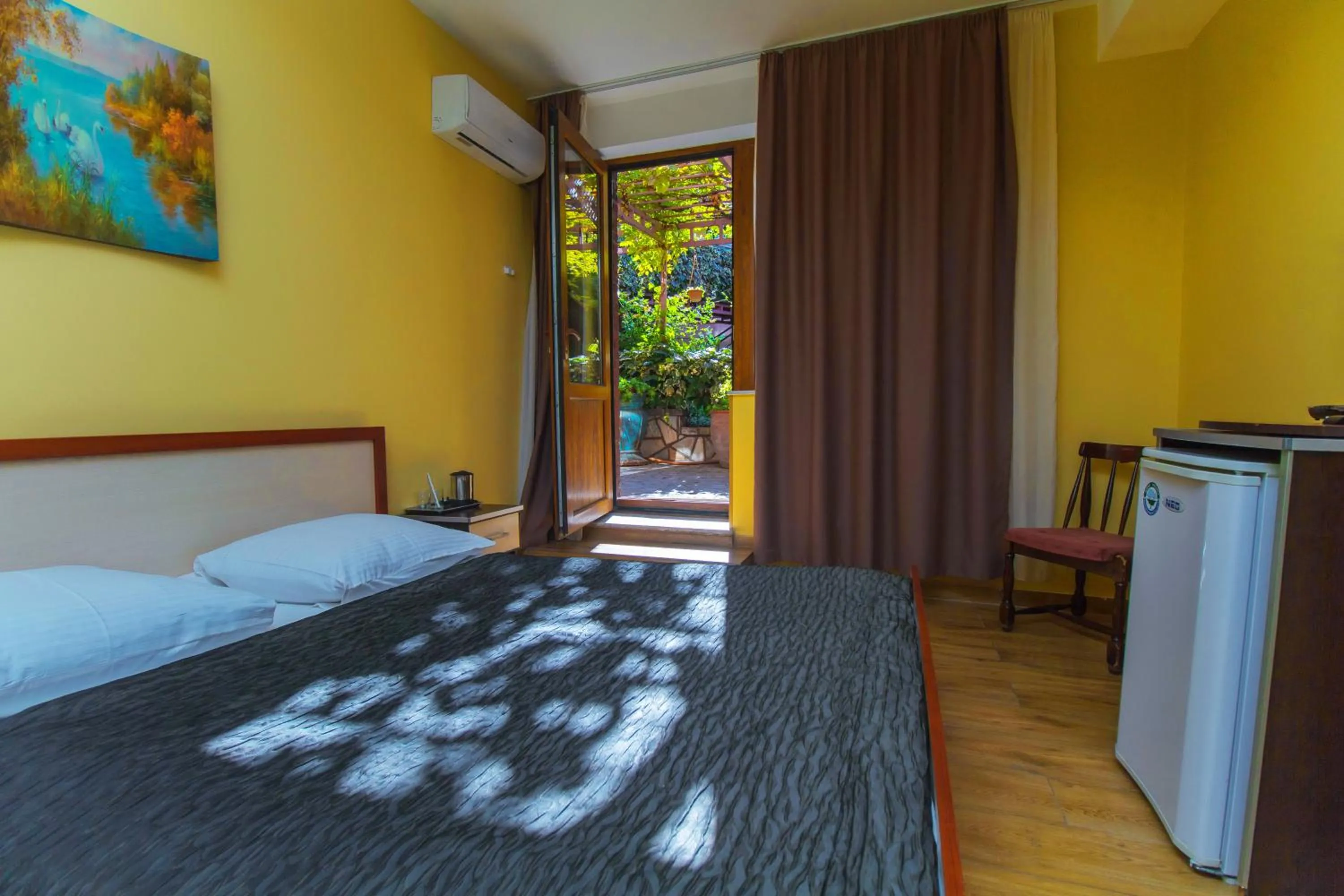 View (from property/room), Bed in Irmeni Hotel