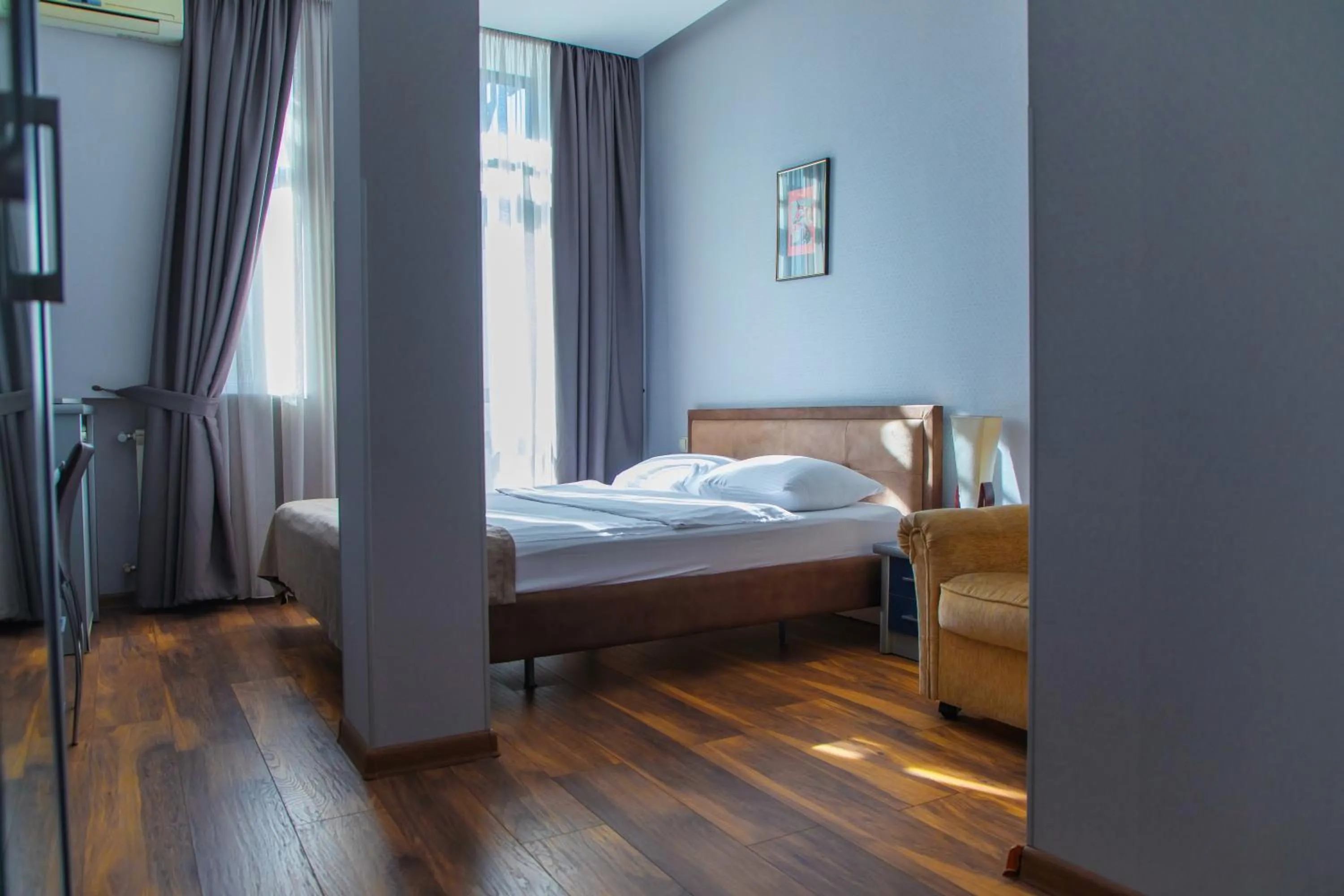 View (from property/room), Bed in Irmeni Hotel