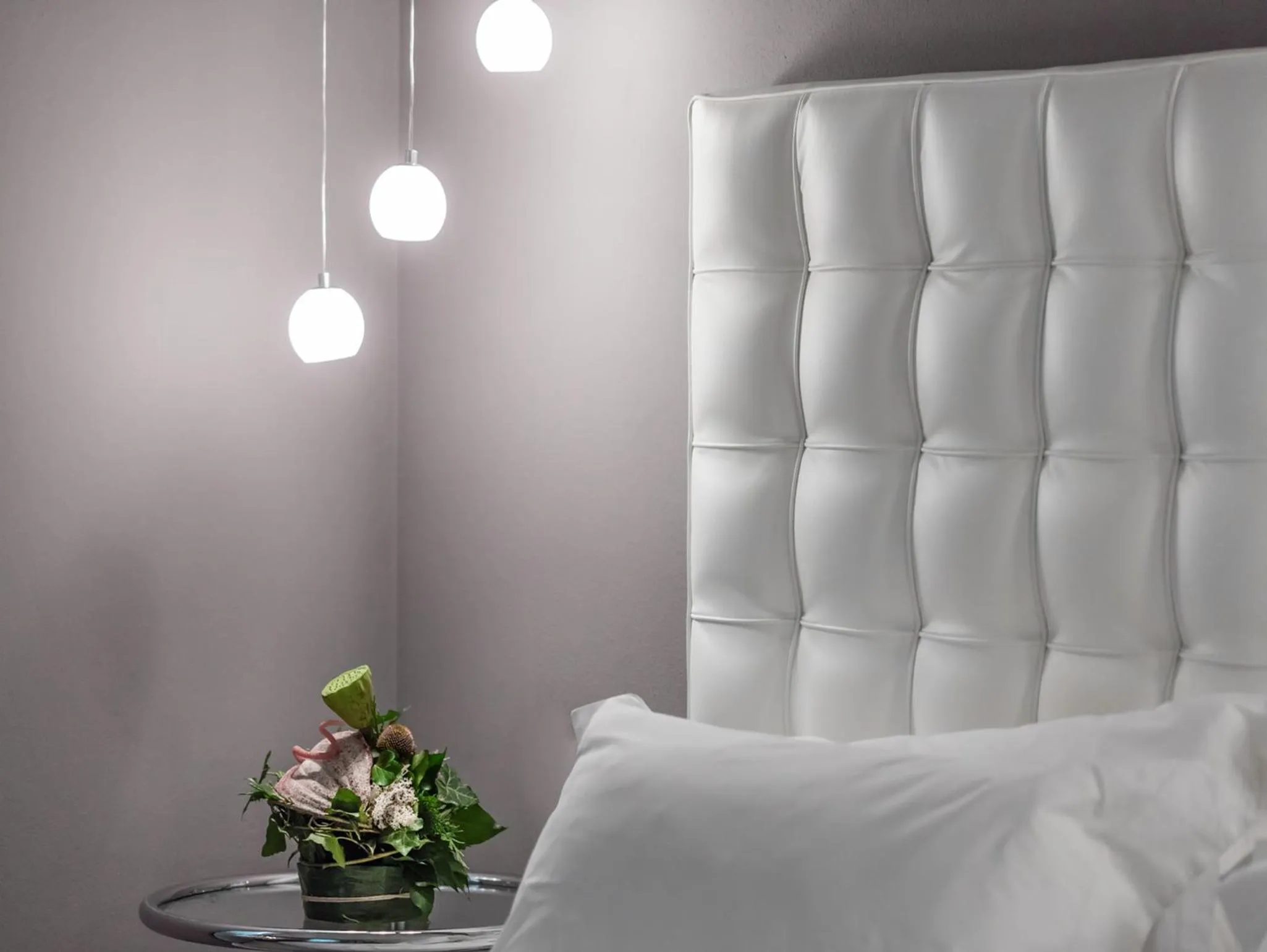 Decorative detail, Bed in Hotel Astro Mediceo