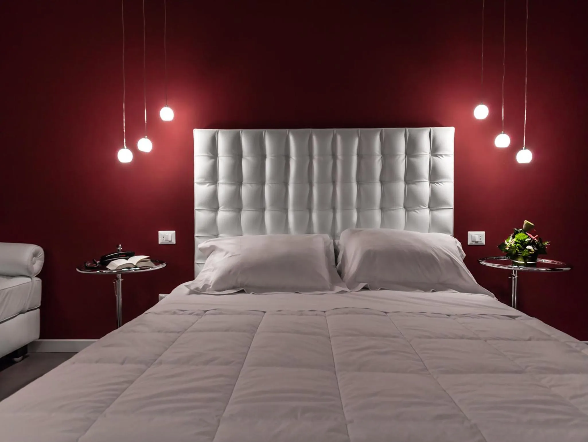 Decorative detail, Bed in Hotel Astro Mediceo